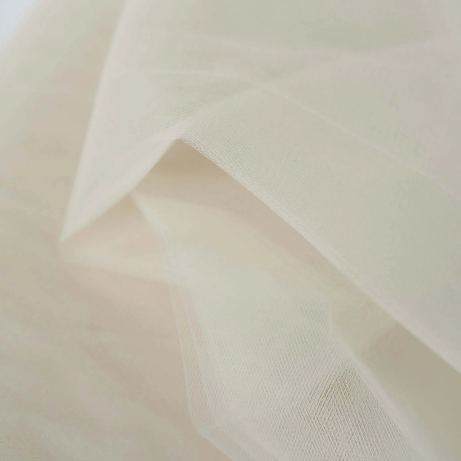 Beige Tulle Fabric Bolt, DIY Craft Fabric Roll 108"x50 Yards - Image 9