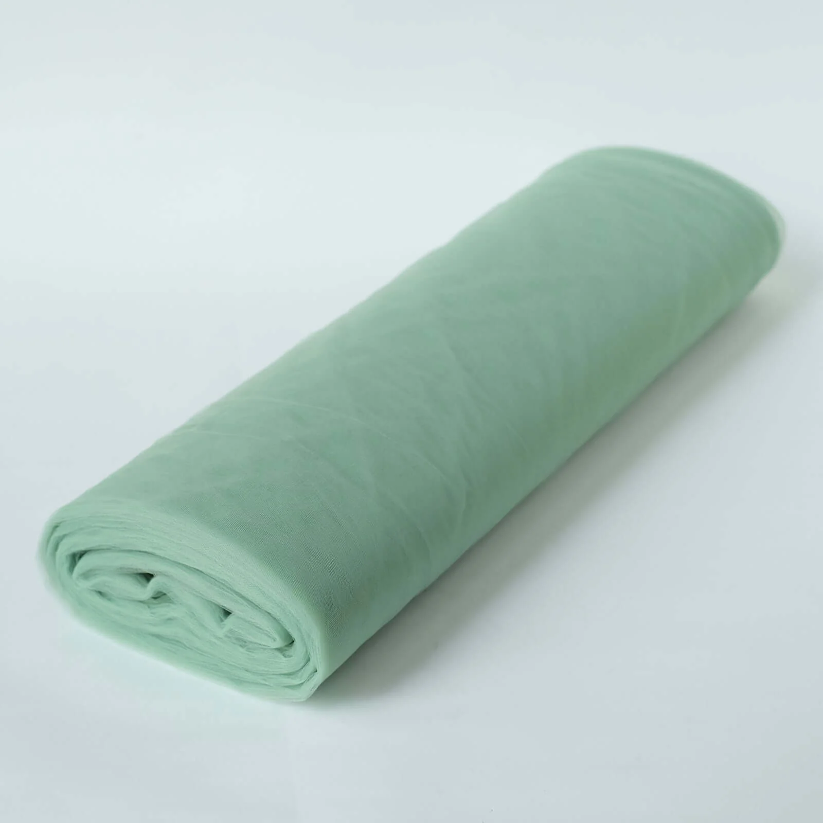 Sage Green Tulle Fabric Bolt, DIY Craft Fabric Roll 108"x50 Yards