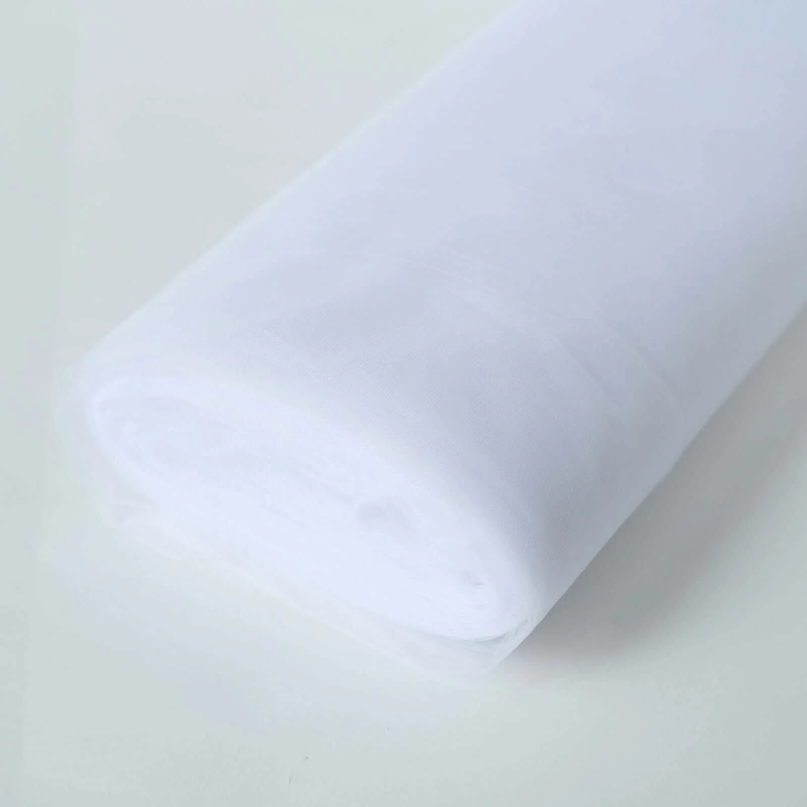 White Tulle Fabric Bolt, DIY Craft Fabric Roll 108"x50 Yards - Image 3