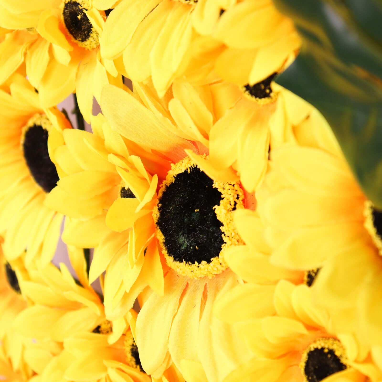 Artificial Sunflower Wall Mat Backdrop, Flower Wall Decor, Indoor/Outdoor UV Protected 4 Artificial Panels 11 Sq ft. - Image 2