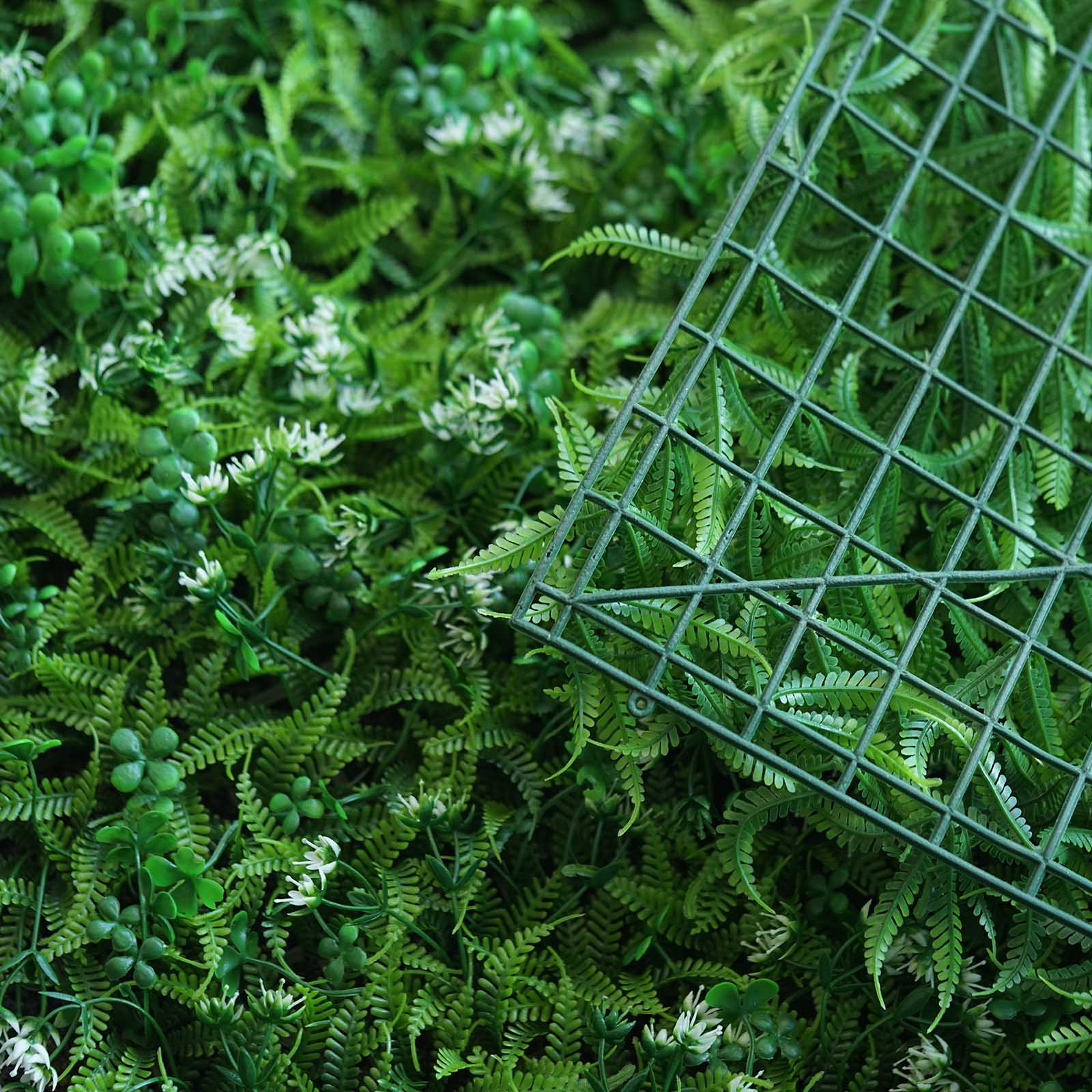 Green Flowery Boxwood Hedge Garden Wall Backdrop Mat 4 Artificial Panels 11 Sq ft. - Image 7