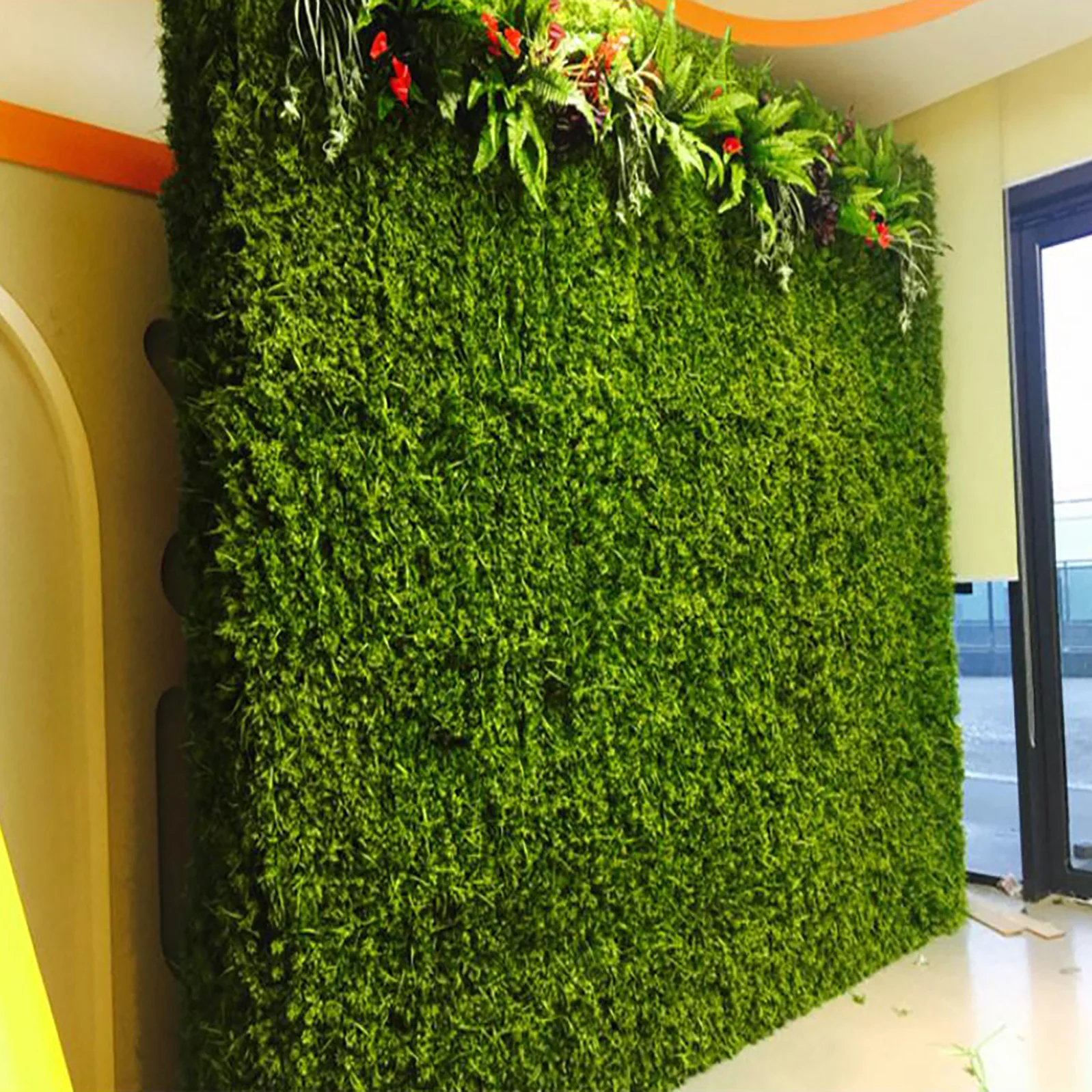 Green Flowery Boxwood Hedge Garden Wall Backdrop Mat 4 Artificial Panels 11 Sq ft. - Image 8