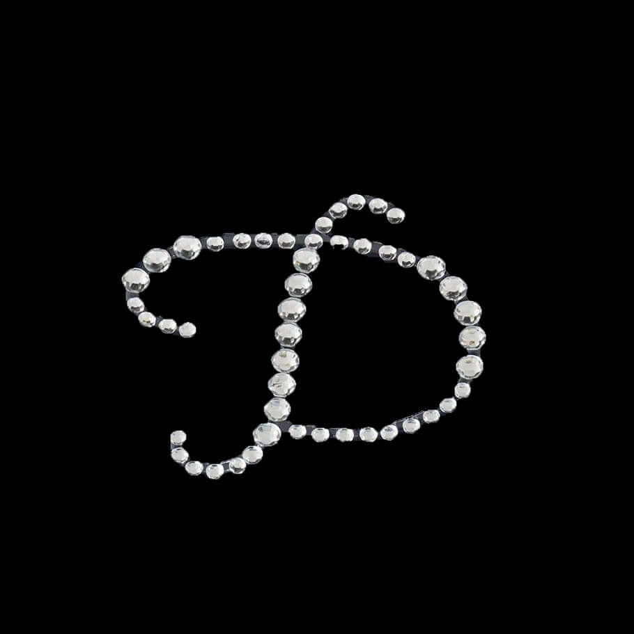 12 Pack Clear Rhinestone Monogram Letter "D" Jewel Sticker Self Adhesive DIY Diamond Decor 1.5" - Image 7