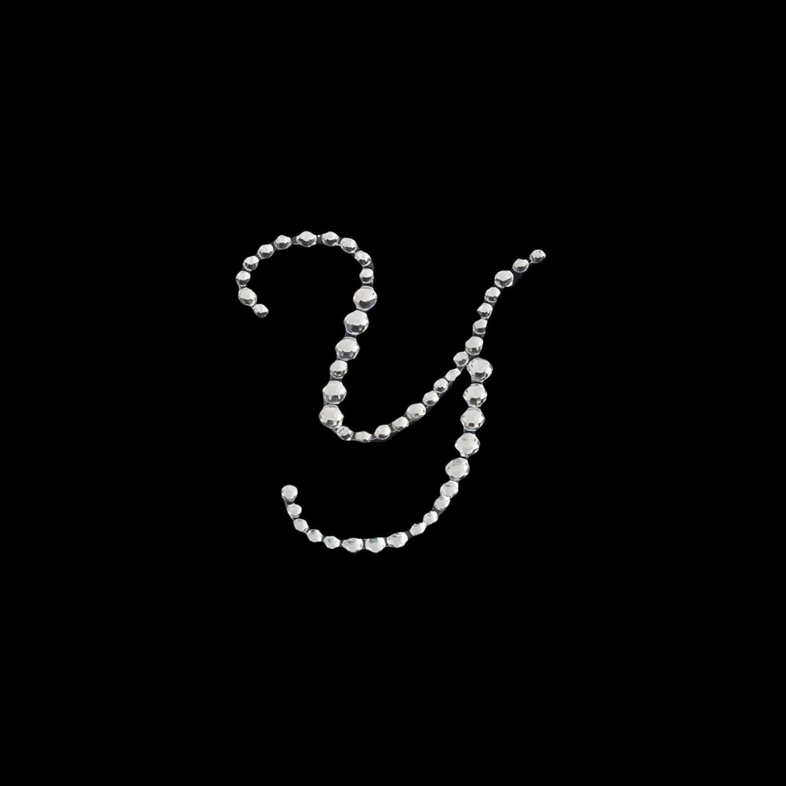 12 Pack Clear Rhinestone Monogram Letter "Y" Jewel Sticker Self Adhesive DIY Diamond Decor 1.5" - Image 7