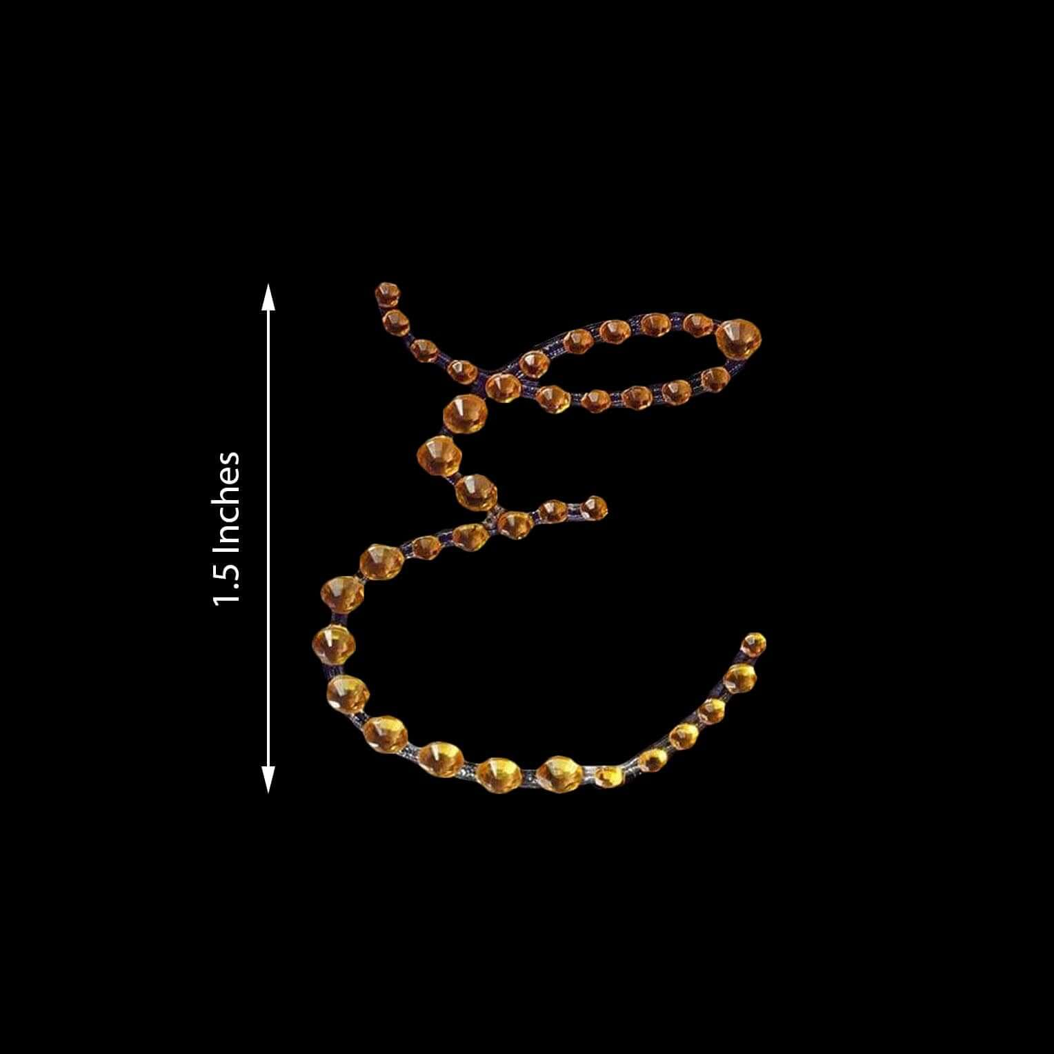 12 Pack Gold Rhinestone Monogram Letter "E" Jewel Sticker Self Adhesive DIY Diamond Decor 1.5" - Image 3
