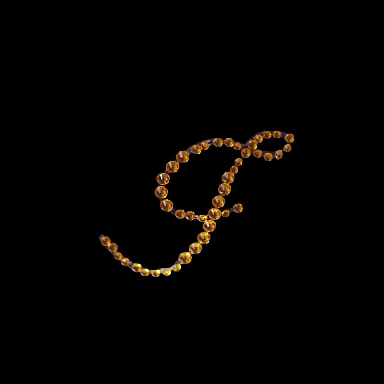 12 Pack Gold Rhinestone Monogram Letter "J" Jewel Sticker Self Adhesive DIY Diamond Decor 1.5" - Image 7