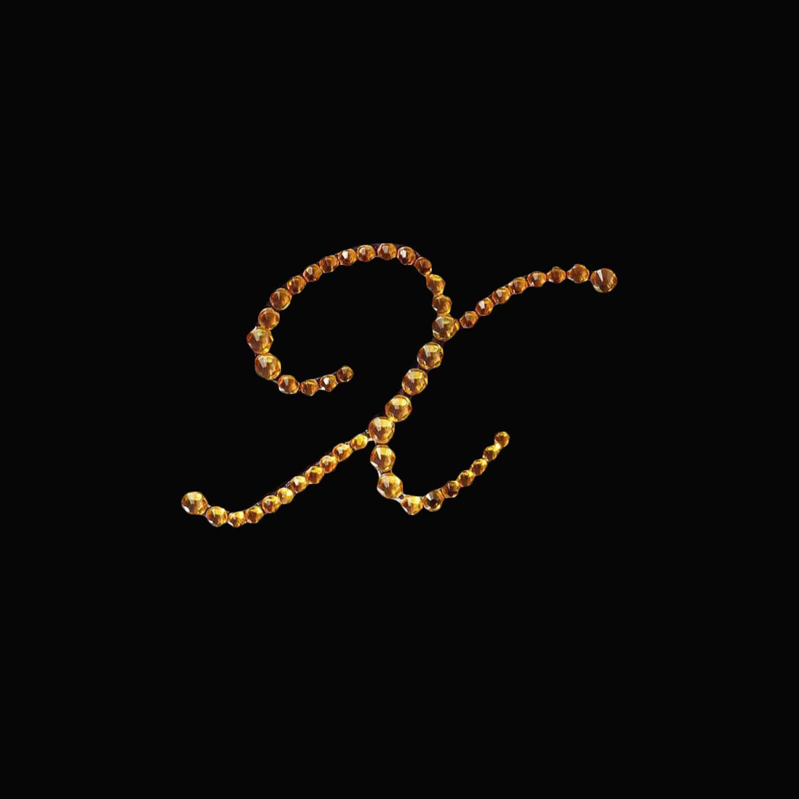 12 Pack Gold Rhinestone Monogram Letter "X" Jewel Sticker Self Adhesive DIY Diamond Decor 1.5" - Image 7