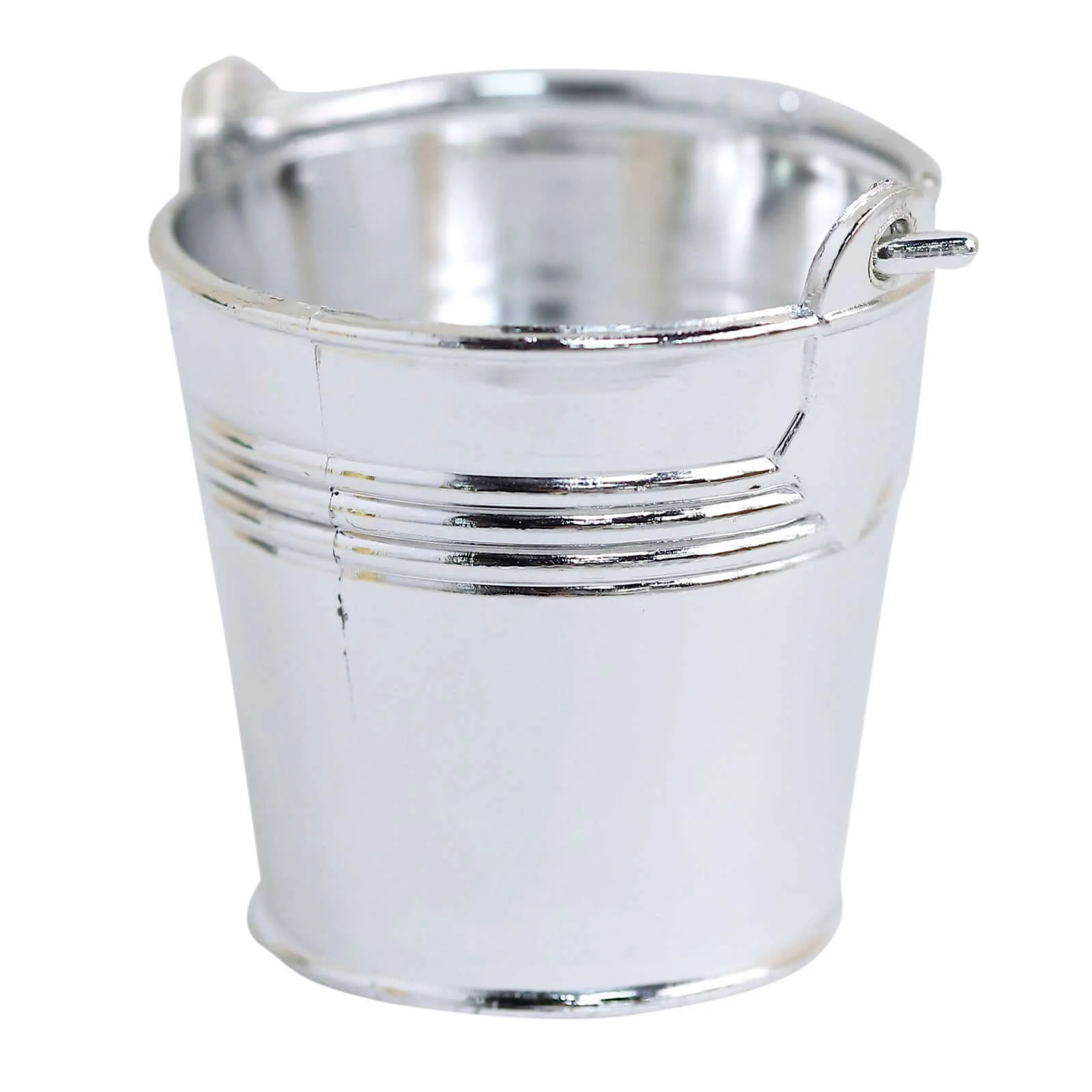 12 Pack Silver Mini Pail Bucket Candy Container Gift Boxes, Small Planter Treat Party Favor Boxes 2" - Image 14