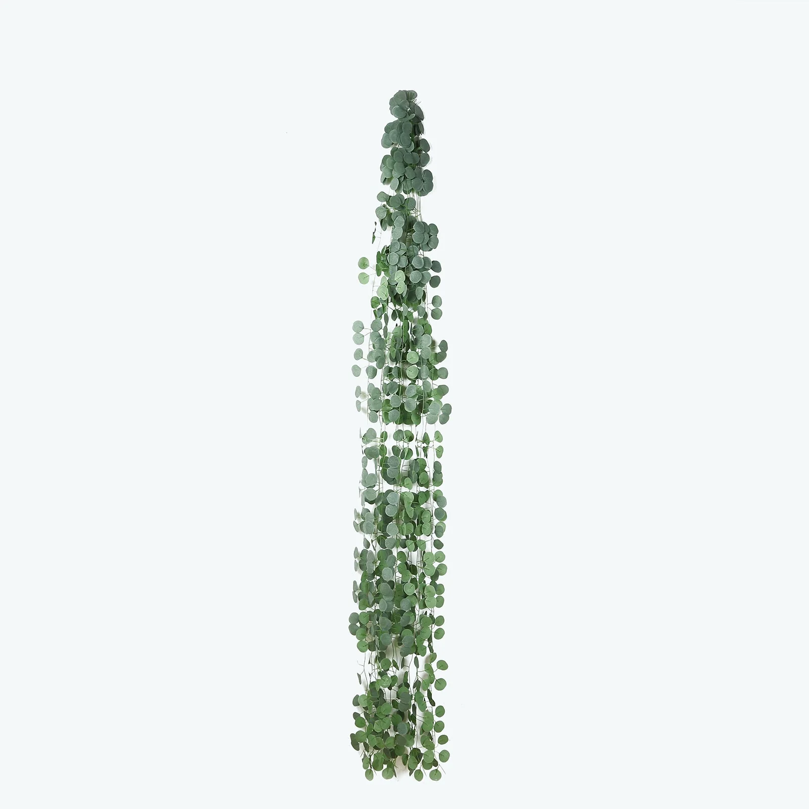 12 Pack Artificial Eucalyptus Garland Silk Leaf Vines for Wedding, Party, Table and Wall Decor - 6.5ft - Image 8