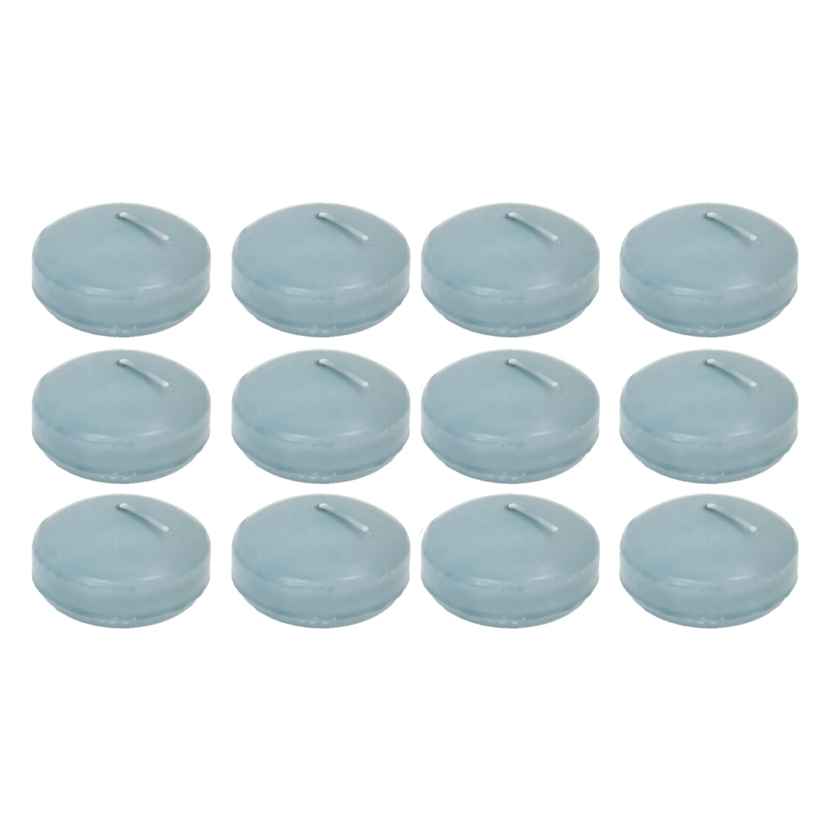 12 Pack Dusty Blue Floating Candles, 3" Unscented Dripless Wax Discs for Centerpieces - Image 9