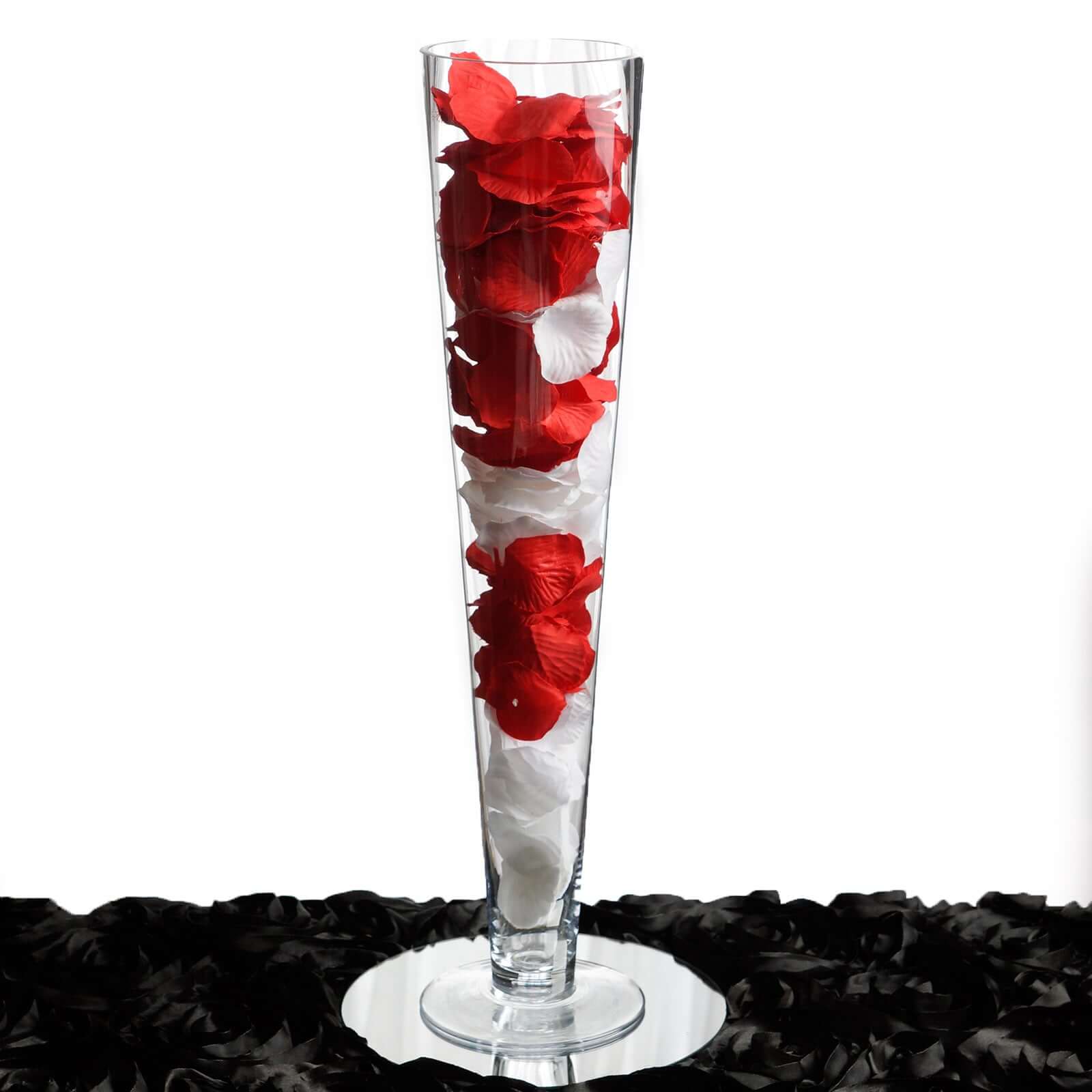 12-Pack Glass Trumpet Vases 20" Clear - Heavy Duty Design for Polished Floral Centerpieces - Image 17