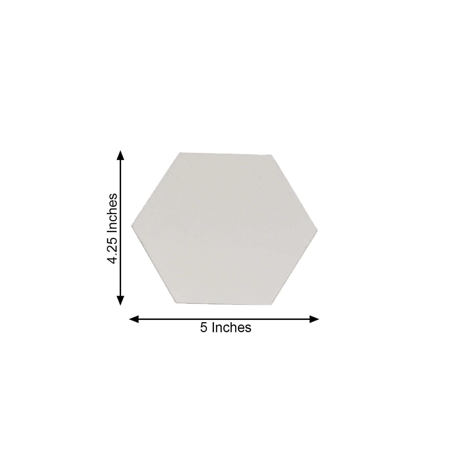 12 Pack Hexagon Acrylic Mirror Wall Stickers, Removable Wall Decals For Home Decor - 5" - Image 3