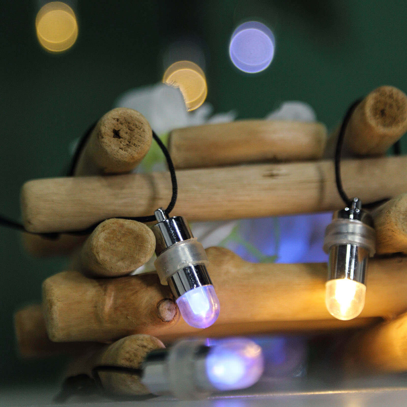 12-Pack LED Balloon Lights Purple - Bullet Shape Waterproof Filler Lights with String - Image 12