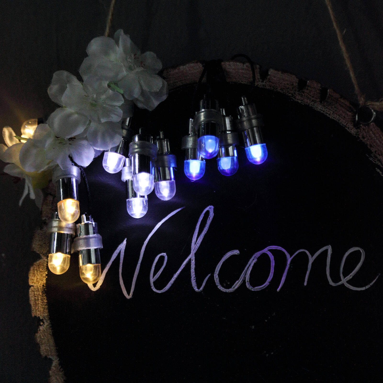 12-Pack LED Balloon Lights Purple - Bullet Shape Waterproof Filler Lights with String - Image 13