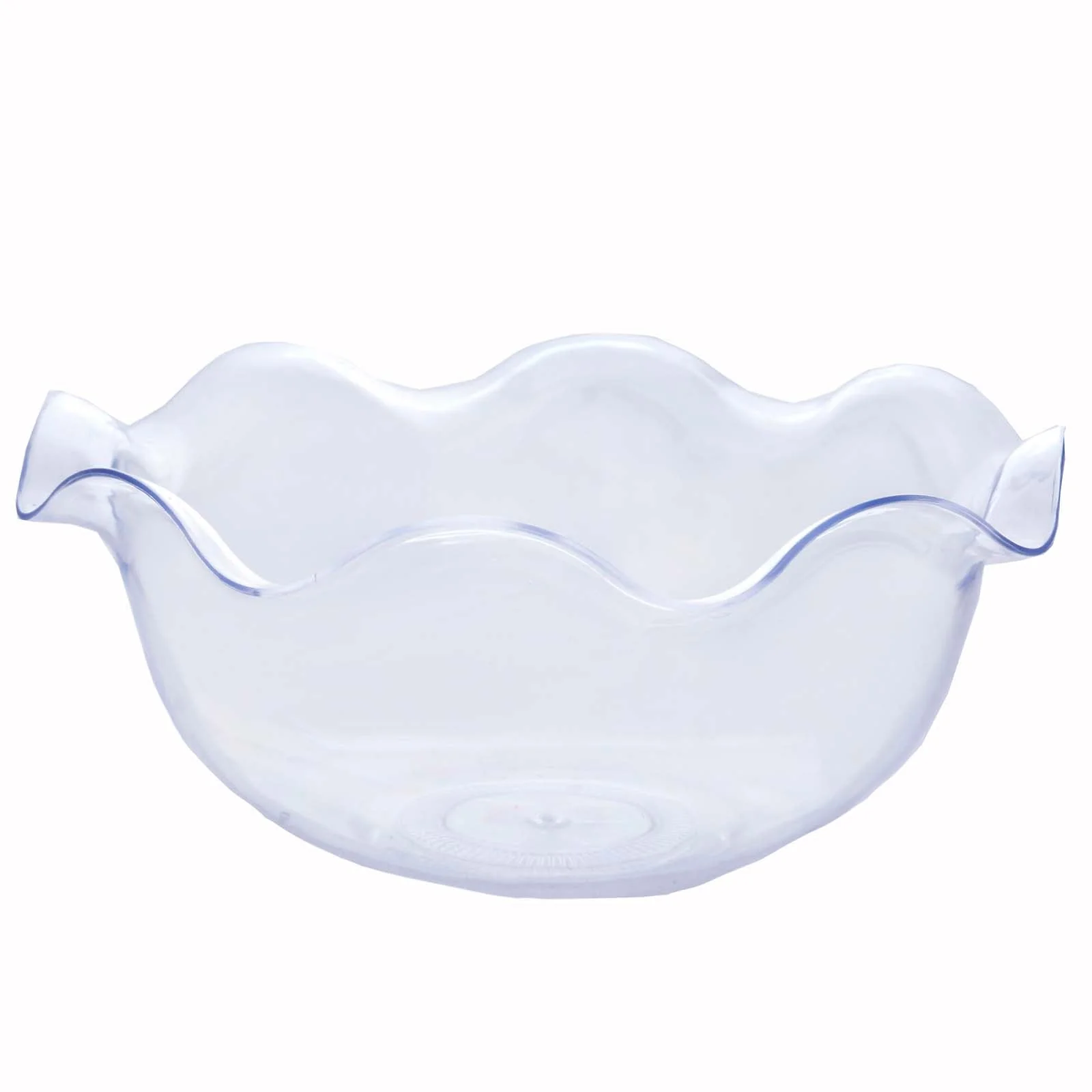 12-Pack Plastic Dessert Bowls 3oz Round Blossom Design Clear - Disposable Ice Cream and Candy Bowls - Image 8