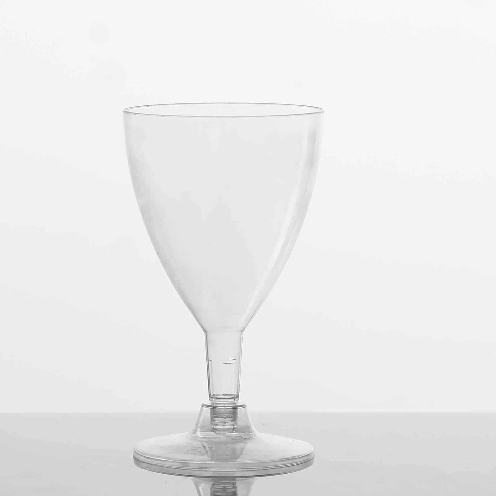 12-Pack Plastic Wine Glasses 6oz Clear Short Hollow Stem - Disposable Cups for Events - Image 14