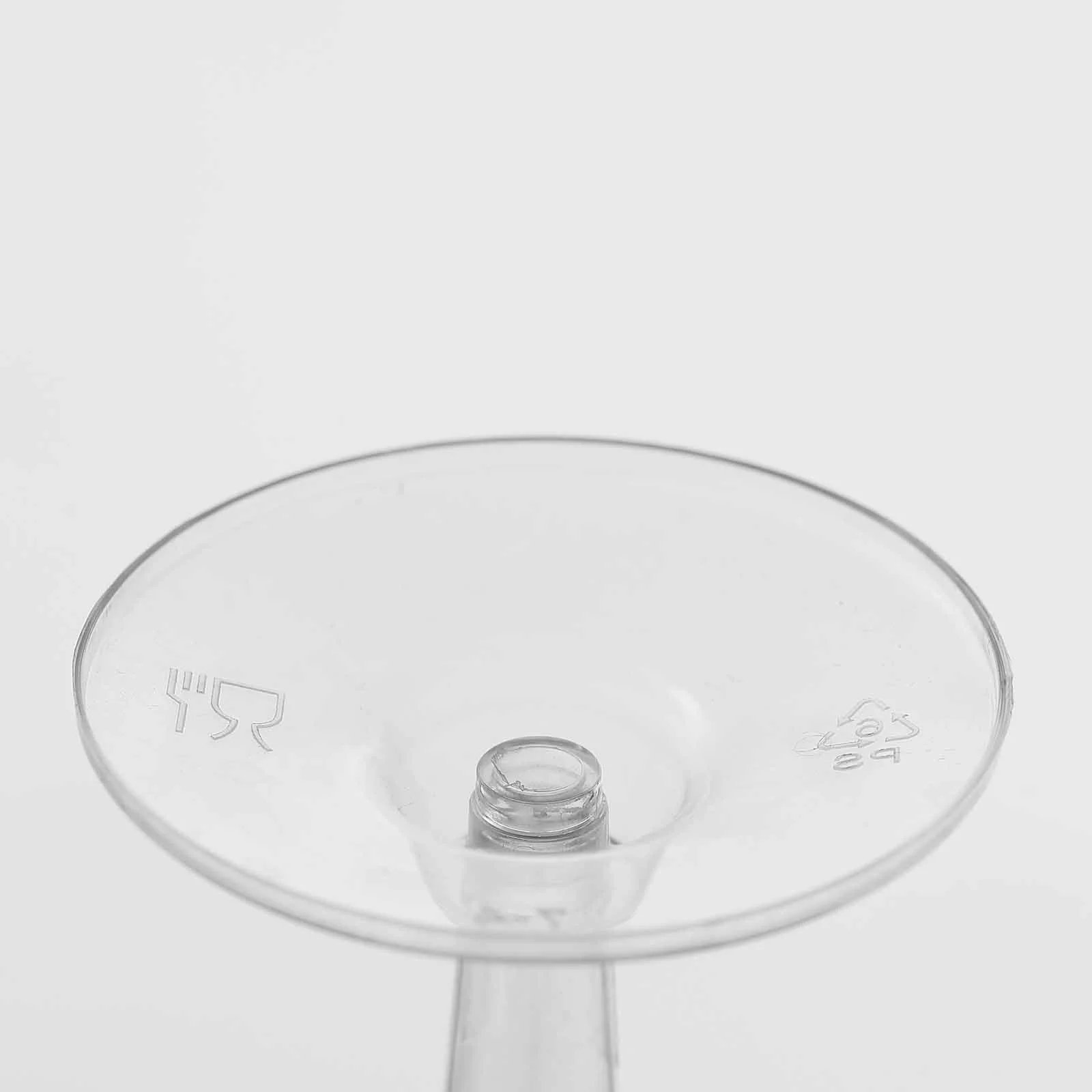 12-Pack Plastic Wine Glasses 6oz Clear Short Hollow Stem - Disposable Cups for Events - Image 18