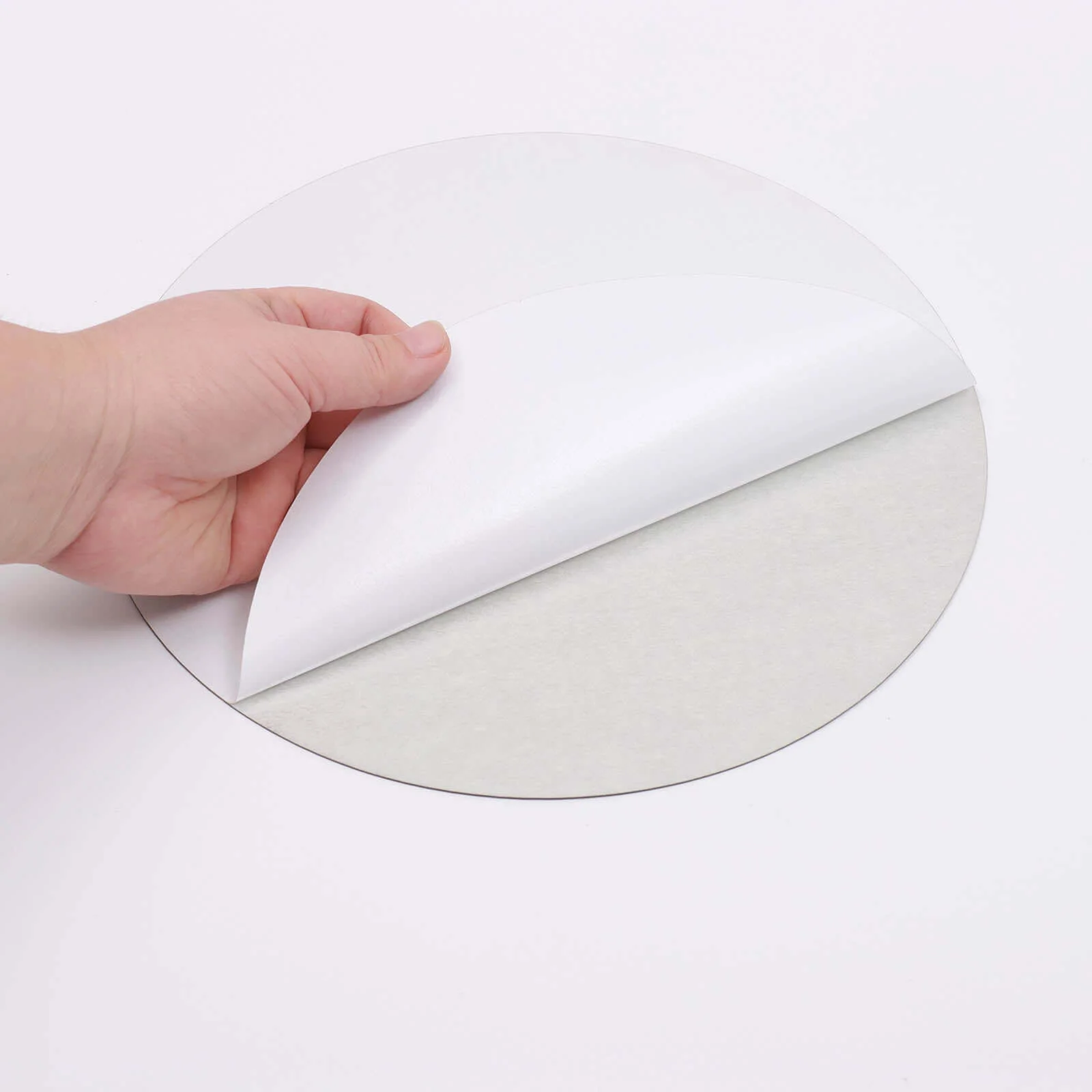 12 Pack Round Acrylic Mirror Wall Stickers, Removable Wall Decals For Home Decor - 6" - Image 11