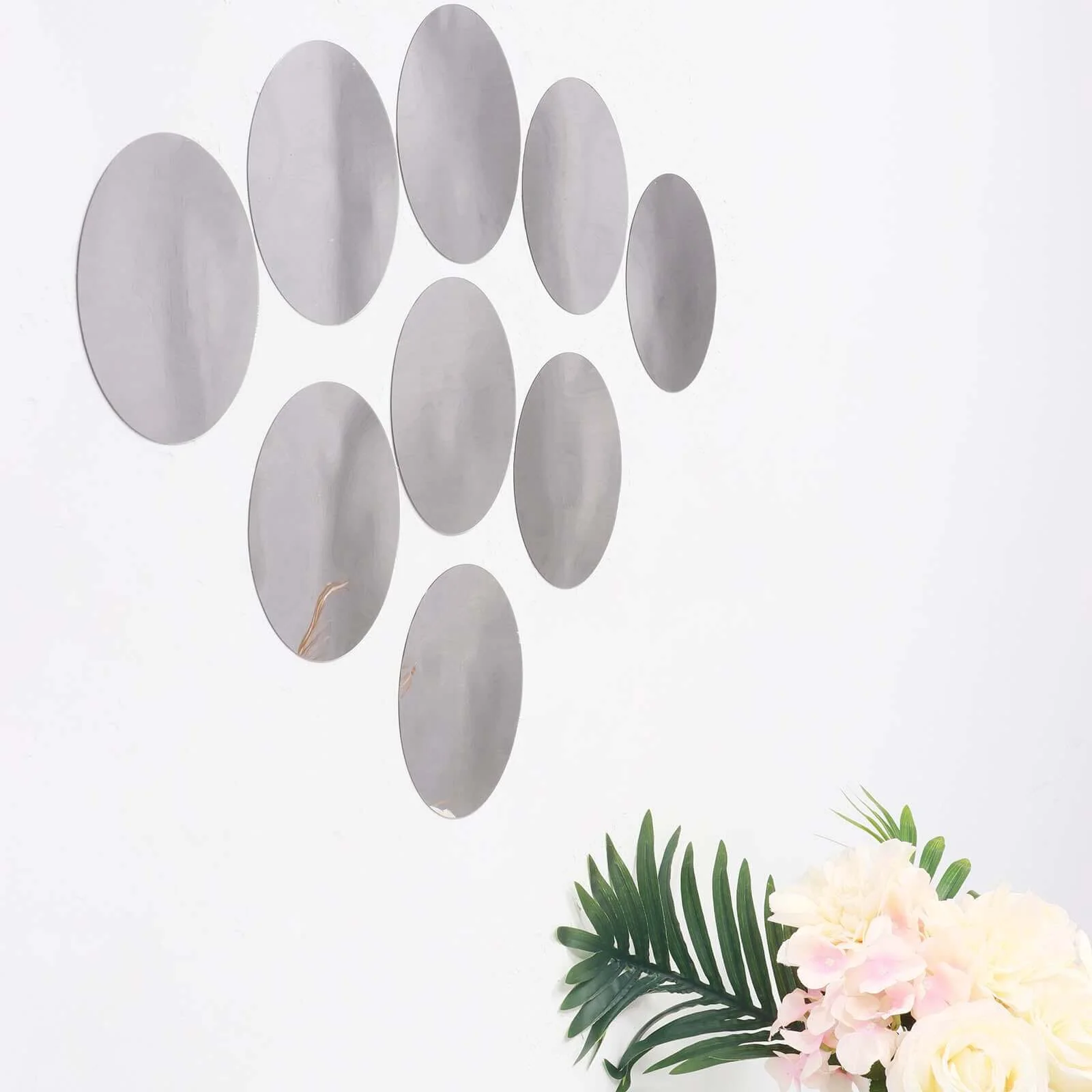 12 Pack Round Acrylic Mirror Wall Stickers, Removable Wall Decals For Home Decor - 6" - Image 13