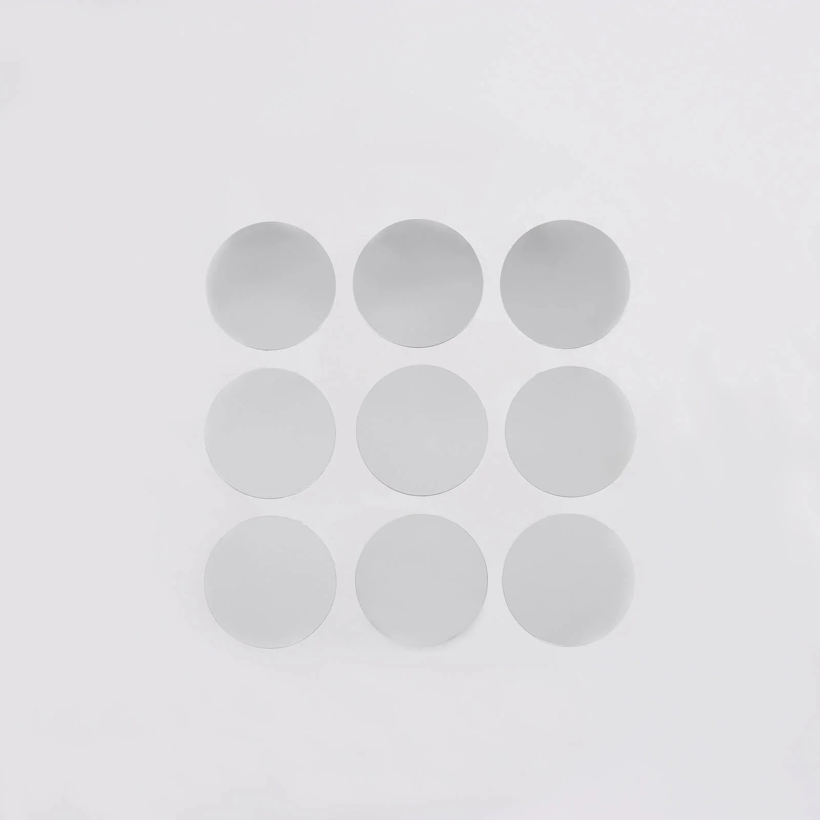 12 Pack Round Acrylic Mirror Wall Stickers, Removable Wall Decals For Home Decor - 8" - Image 8