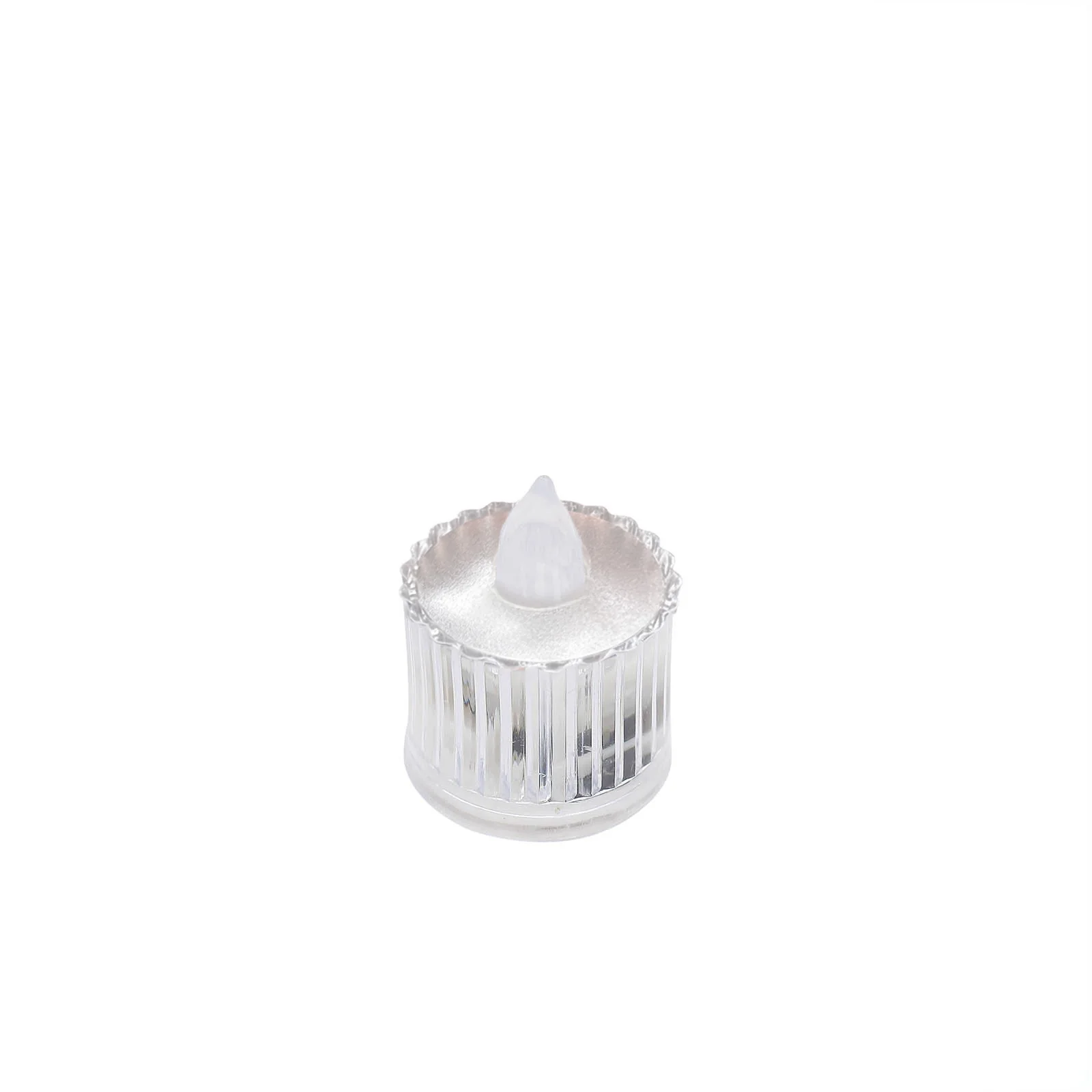 12 Pack Warm White LED Tealight Candles, Flameless Battery-Operated Tea Lights Column Style 2" - Image 7