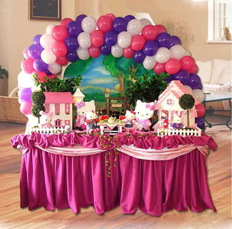 Adjustable DIY Table Top Balloon Arch Stand Kit, Holds Up 100-120 Balloons 12ft - Image 5