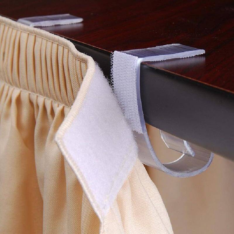 12pcs Adjustable Large Plastic Table Skirt Clips 1.2" - Image 6