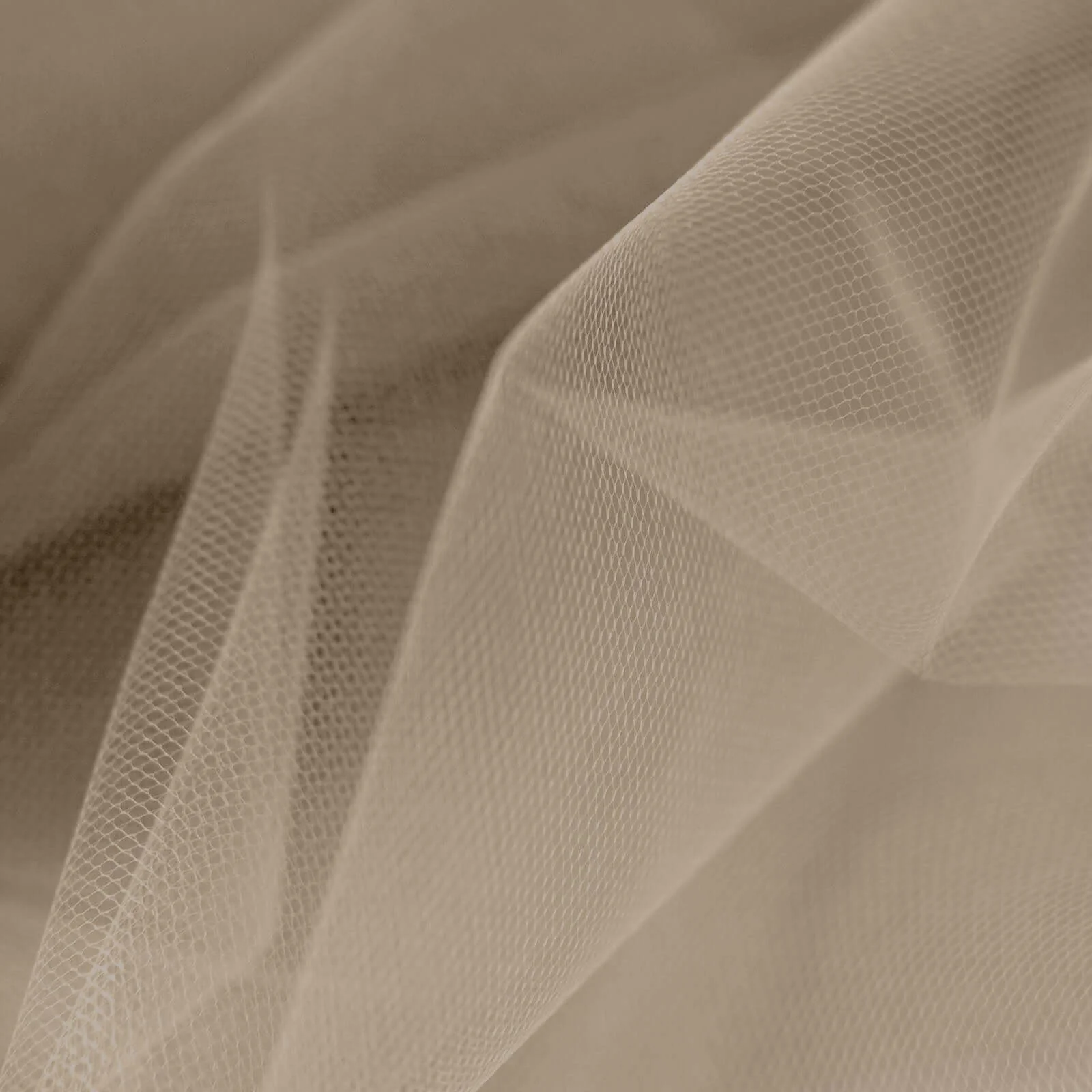 Taupe Tulle Fabric Bolt, Sheer Fabric Spool Roll For Crafts 12"x100 Yards - Image 11