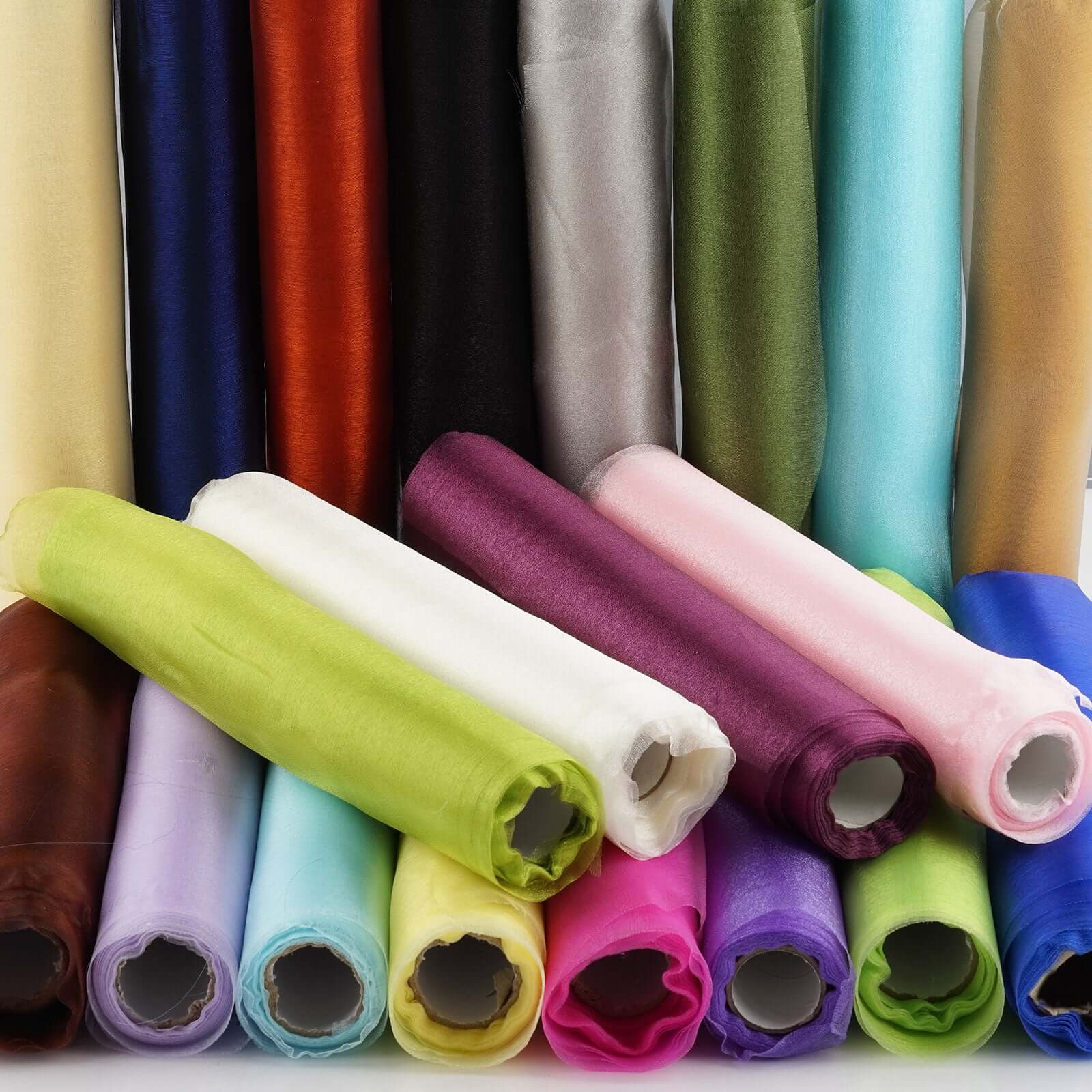 Olive Green Sheer Chiffon Fabric Bolt, DIY Voile Drapery Fabric 12"x10yd - Image 6