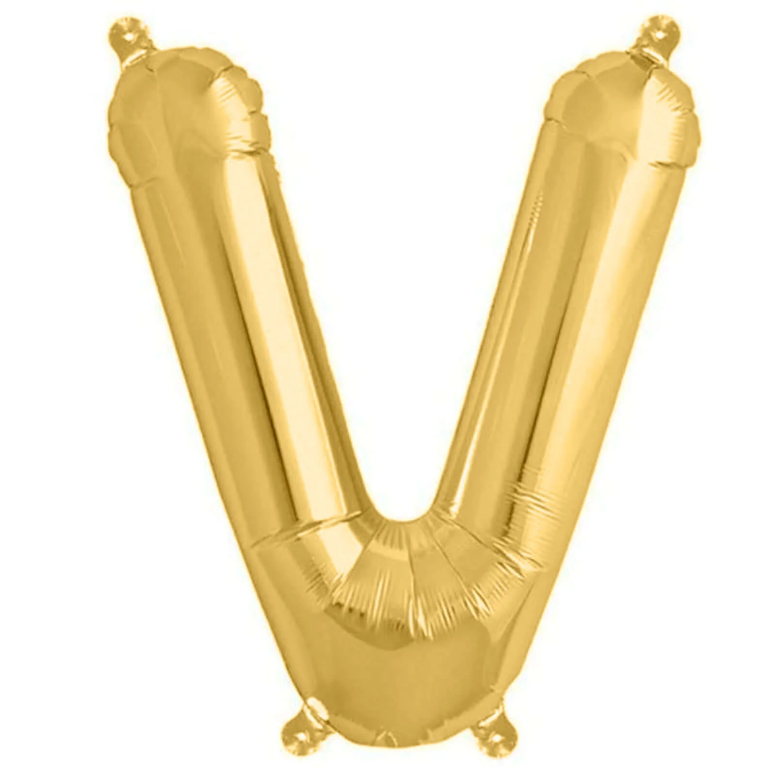 13" Matte Gold Letter and Number Balloons, Mylar Foil Balloons - Image 30