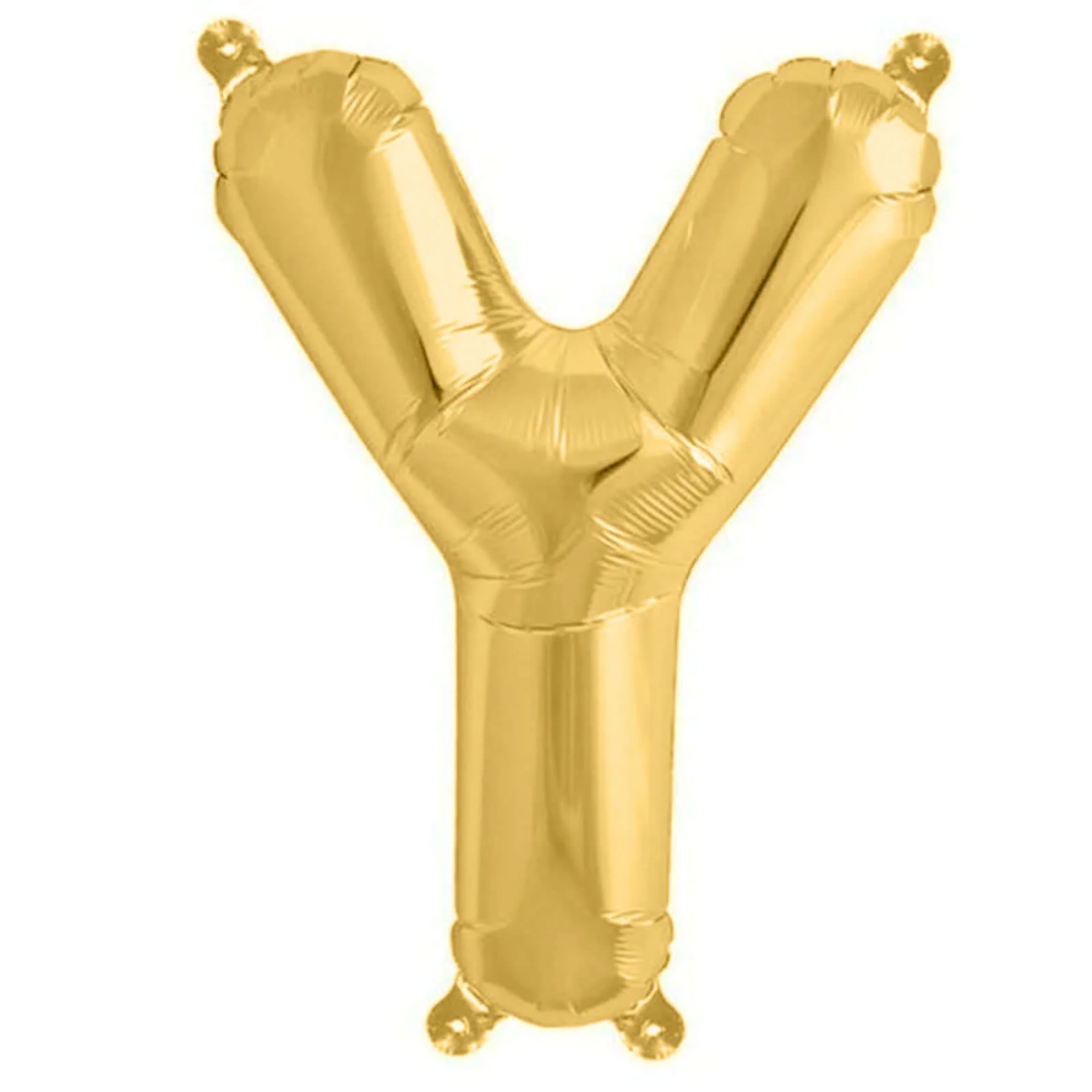13" Matte Gold Letter and Number Balloons, Mylar Foil Balloons - Image 33