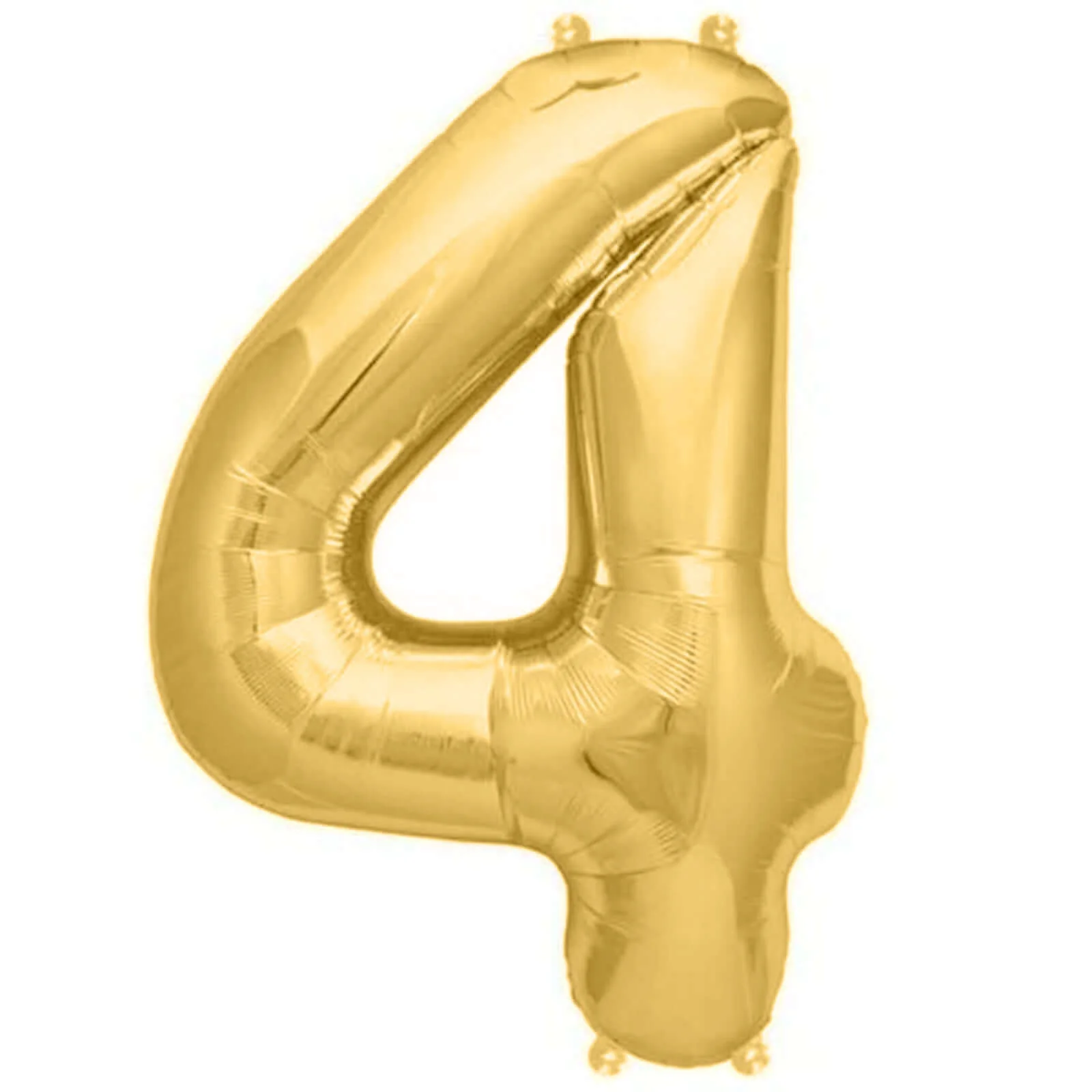 13" Matte Gold Letter and Number Balloons, Mylar Foil Balloons - Image 35