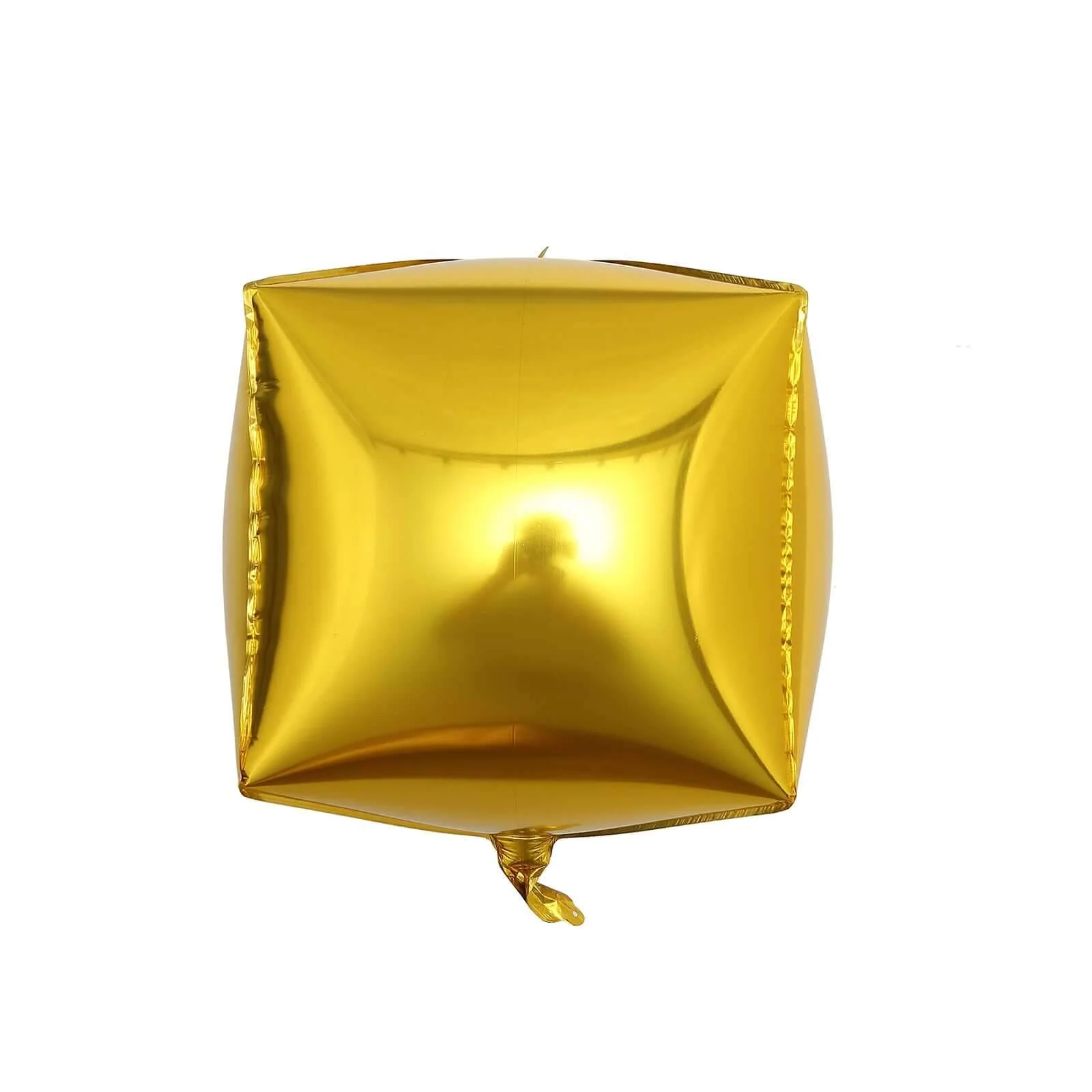 Gold Cube Mylar Balloons, 4D Square Foil Balloons 14" - Image 12