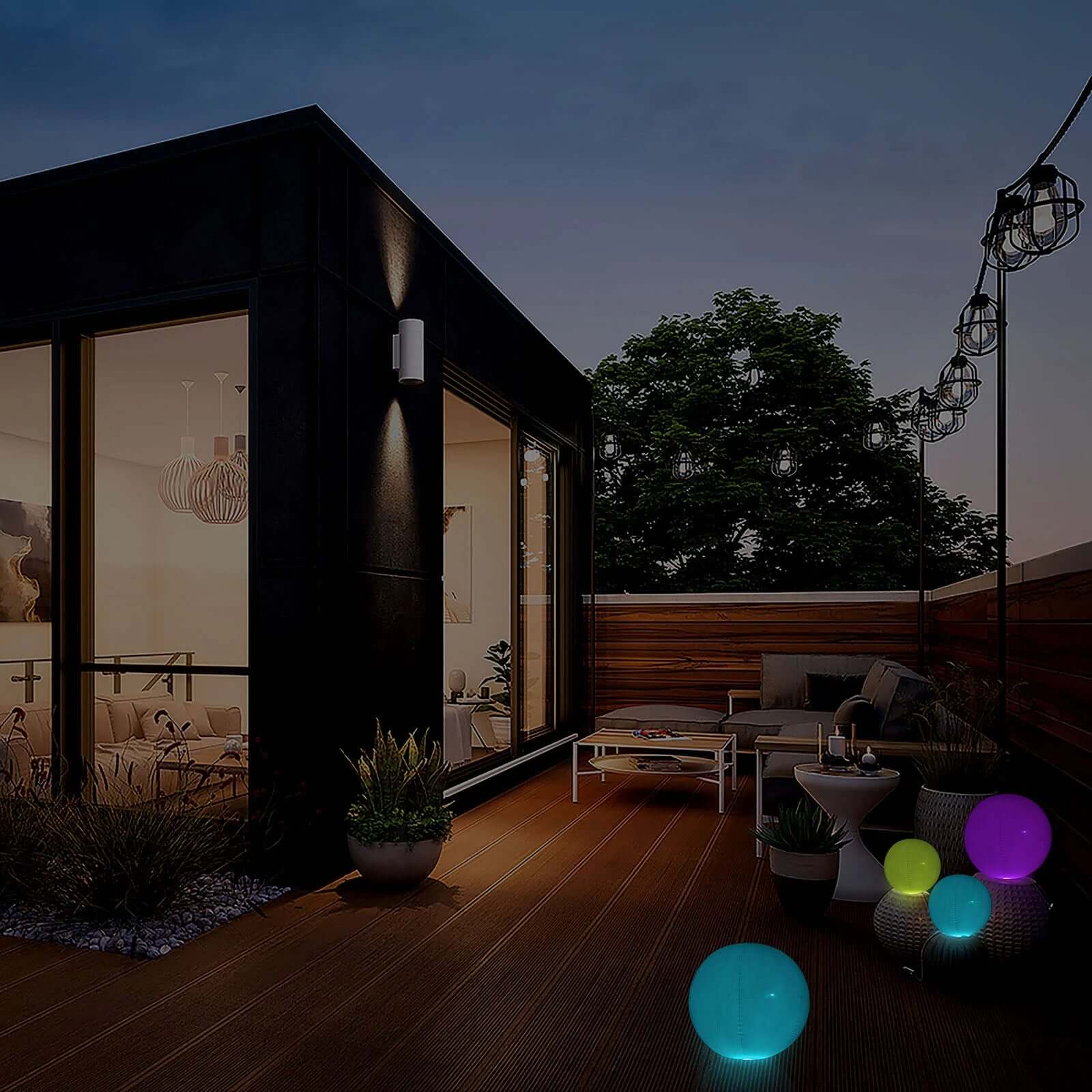 Floating Pool Light Up Glow Ball, Inflatable Outdoor Garden Lights With Remote - 13 RGB Colors and 3 Color Modes 16" - Image 6