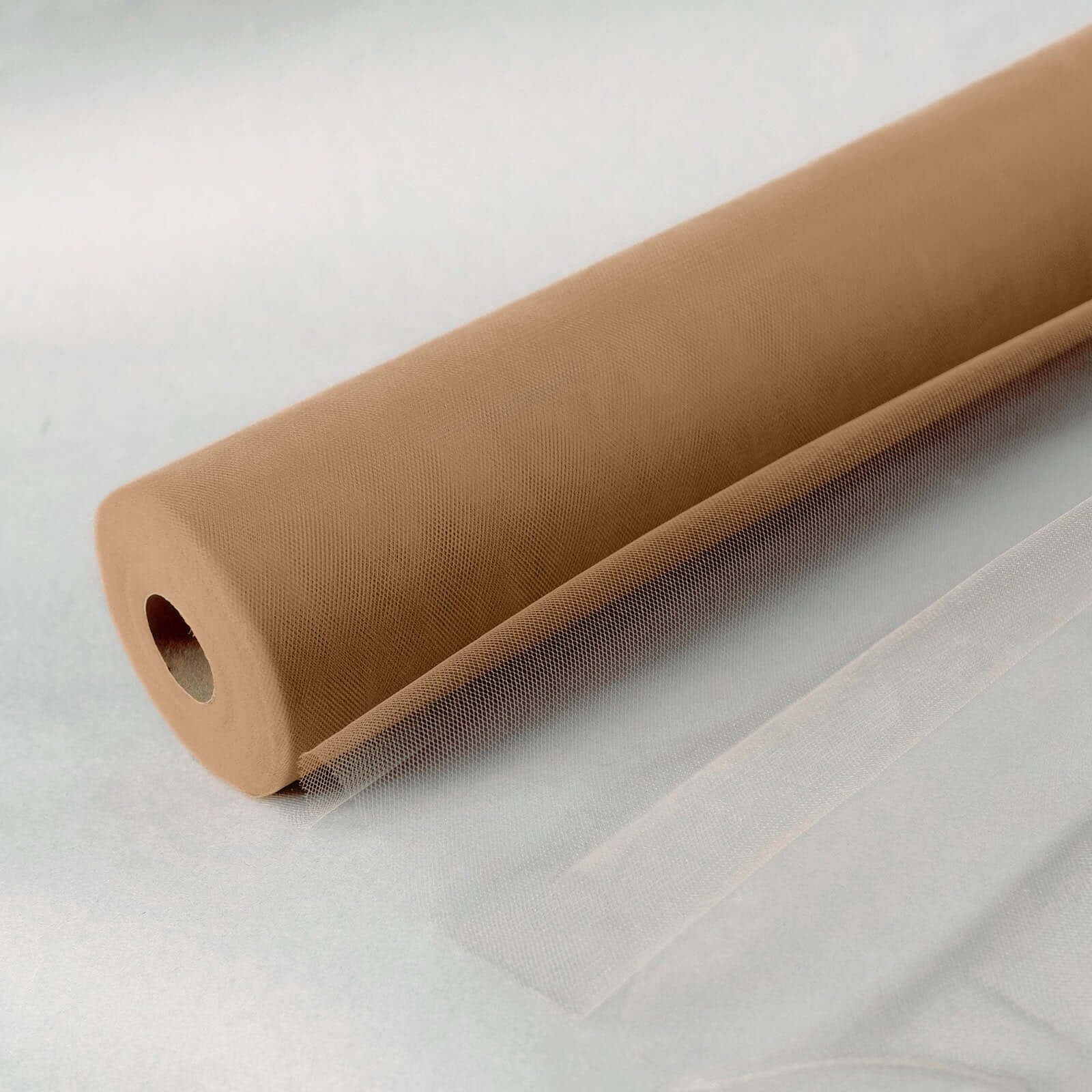 Natural Tulle Fabric Bolt, Sheer Fabric Spool Roll For Crafts 18"x100 Yards - Image 4