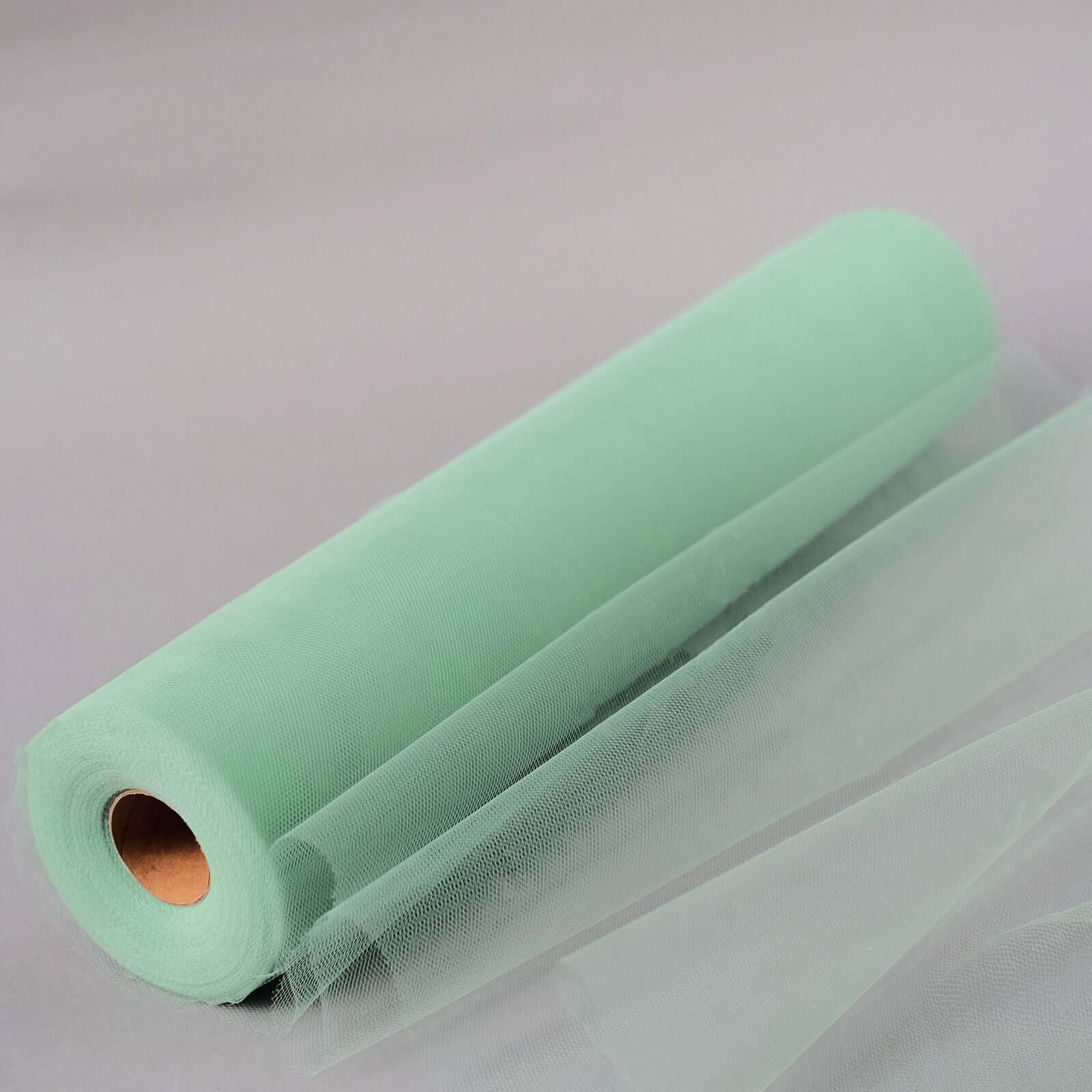 Sage Green Tulle Fabric Bolt, Sheer Fabric Spool Roll For Crafts 18"x100 Yards - Image 5