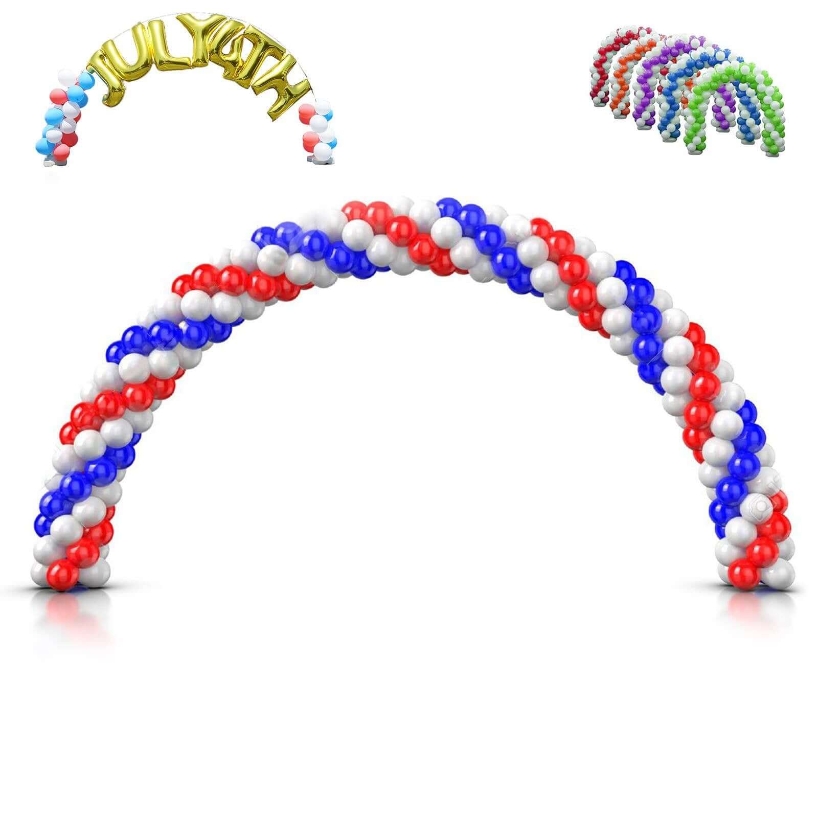 Heavy Duty DIY Balloon Arch Stand Kit, Holds Up To 400 Balloons 19ft - Image 7