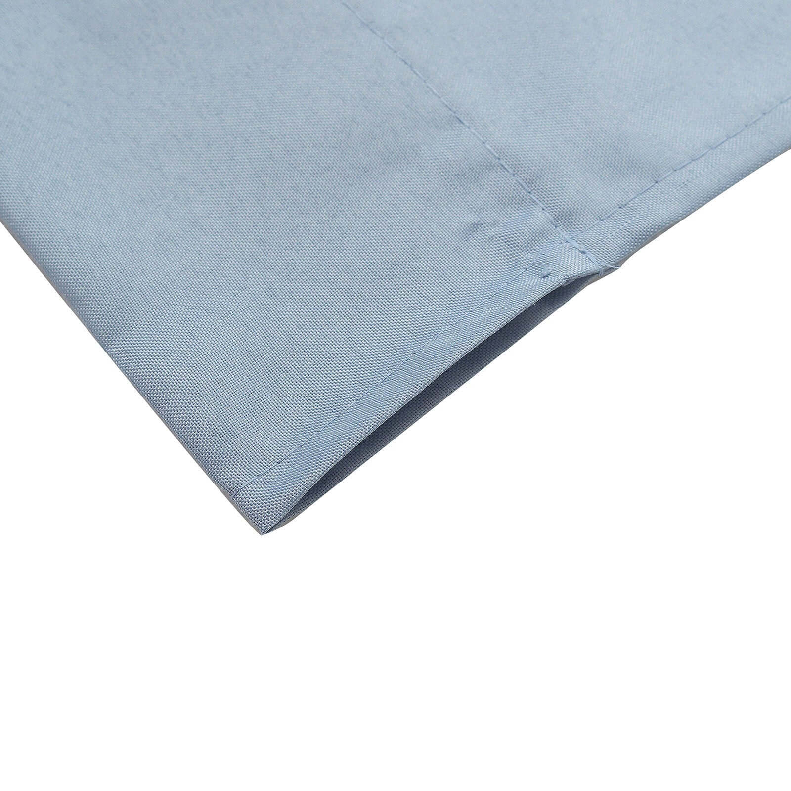 2 Pack 5ftx8ft Dusty Blue Polyester Backdrop Drape Curtains With Rod Pockets, Event Divider Panels 130GSM - Image 3