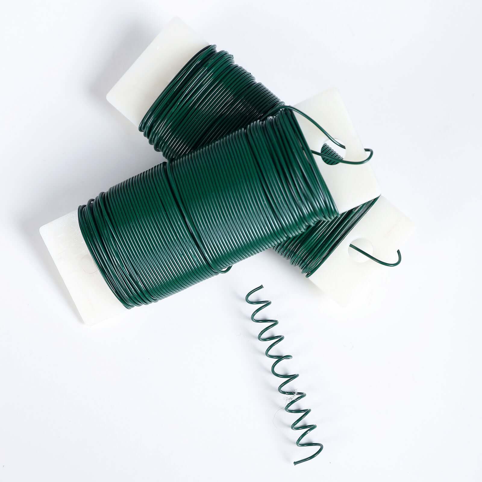 2 Pack Green Floral Wire, DIY Craft Paddle Wire for Flower Arrangements 38 Yards 20 Gauge - Image 11