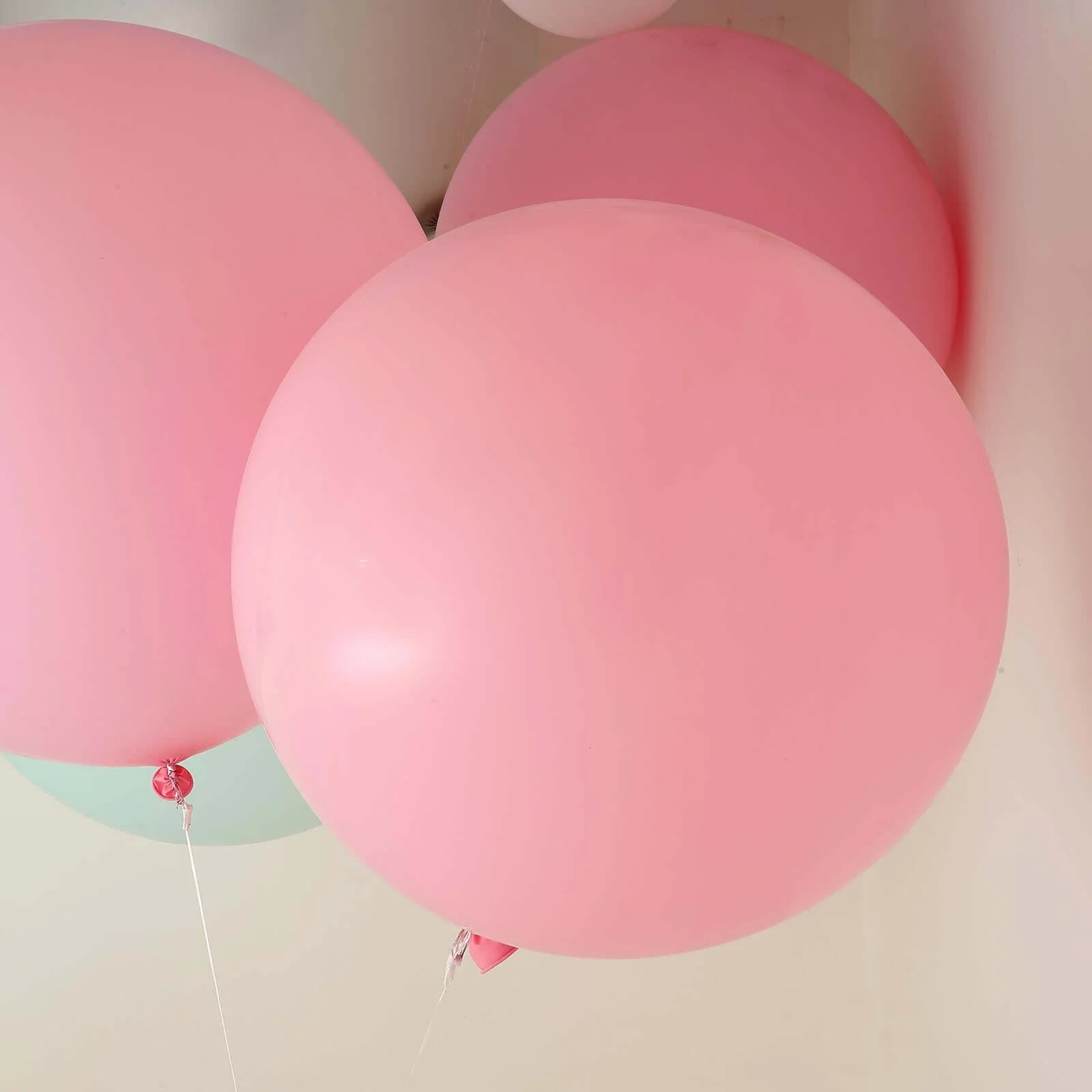 2 Pack Large Matte Pastel Blush Helium or Air Latex Balloons 32" - Image 15