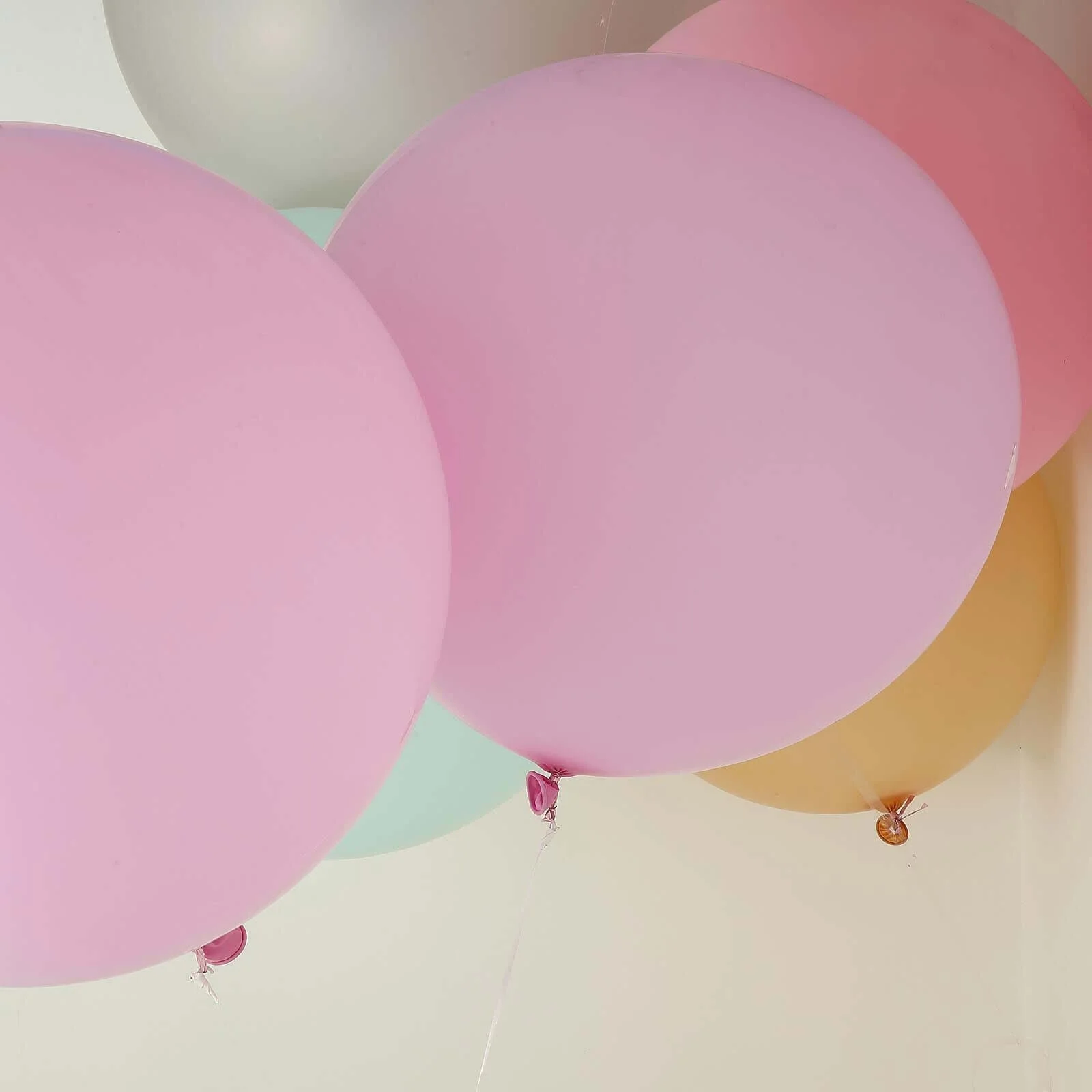 2 Pack Large Matte Pastel Pink Helium/Air Premium Latex Balloons 32" - Image 12