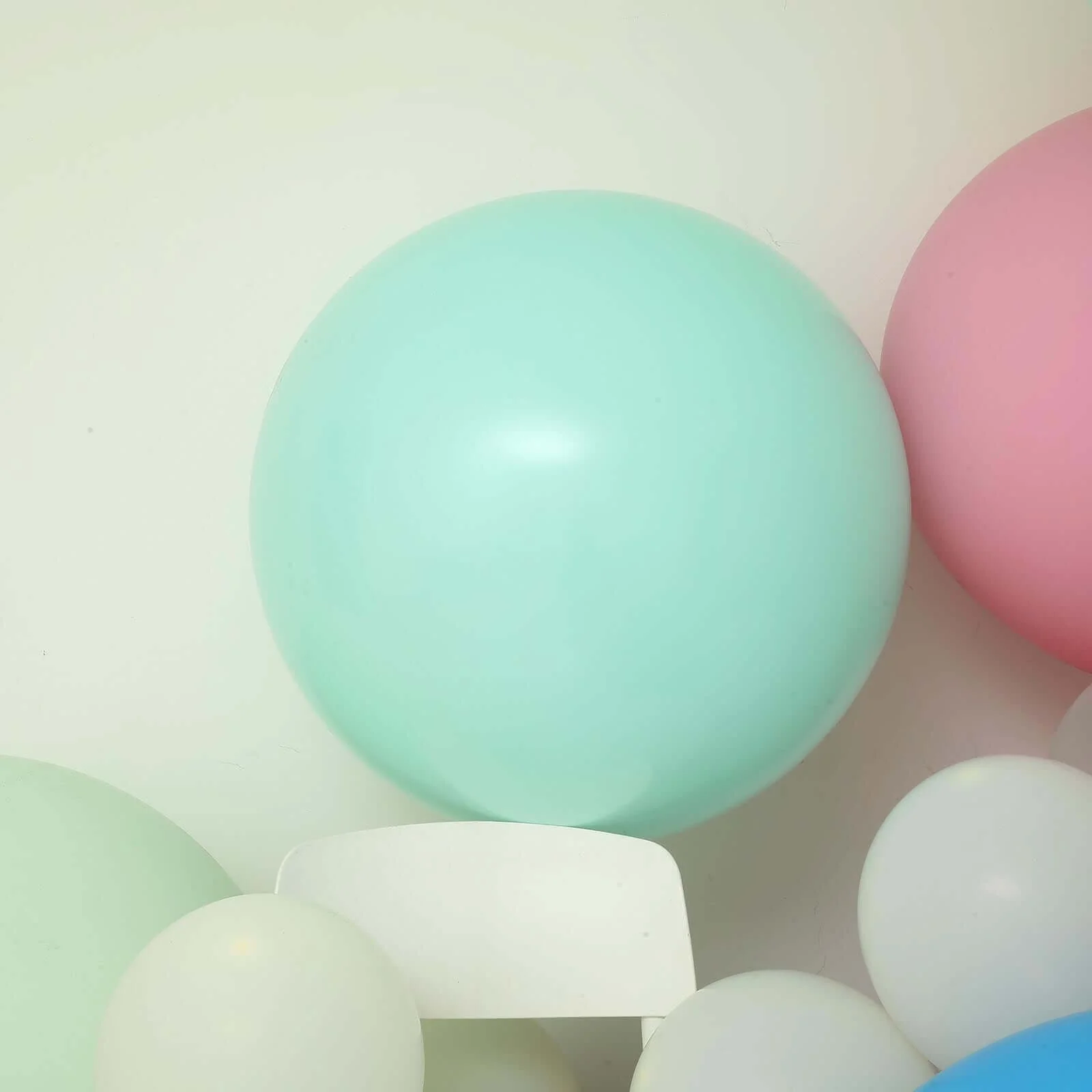 2 Pack Large Matte Pastel Seafoam Helium or Air Latex Balloons 32" - Image 11