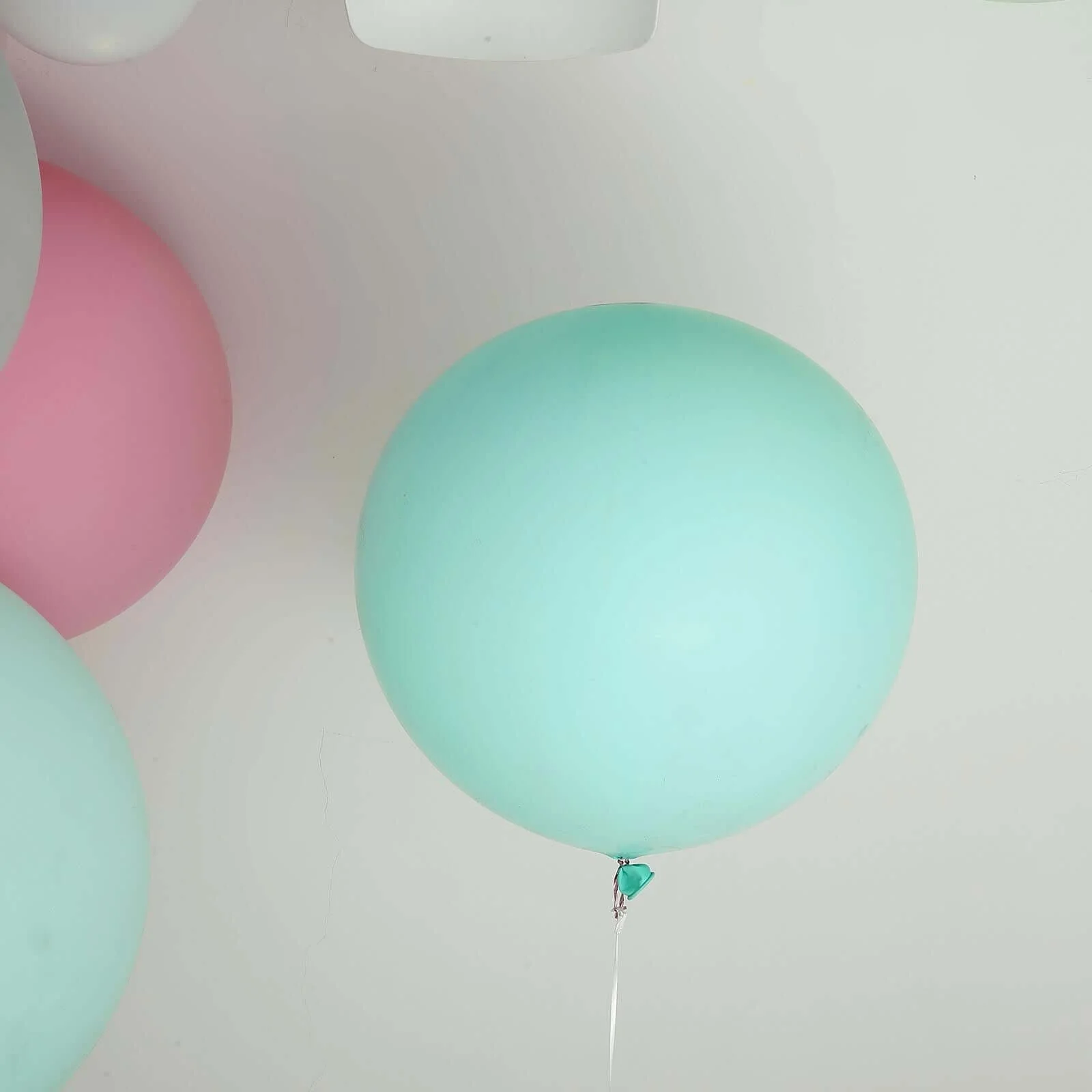 2 Pack Large Matte Pastel Seafoam Helium or Air Latex Balloons 32" - Image 12