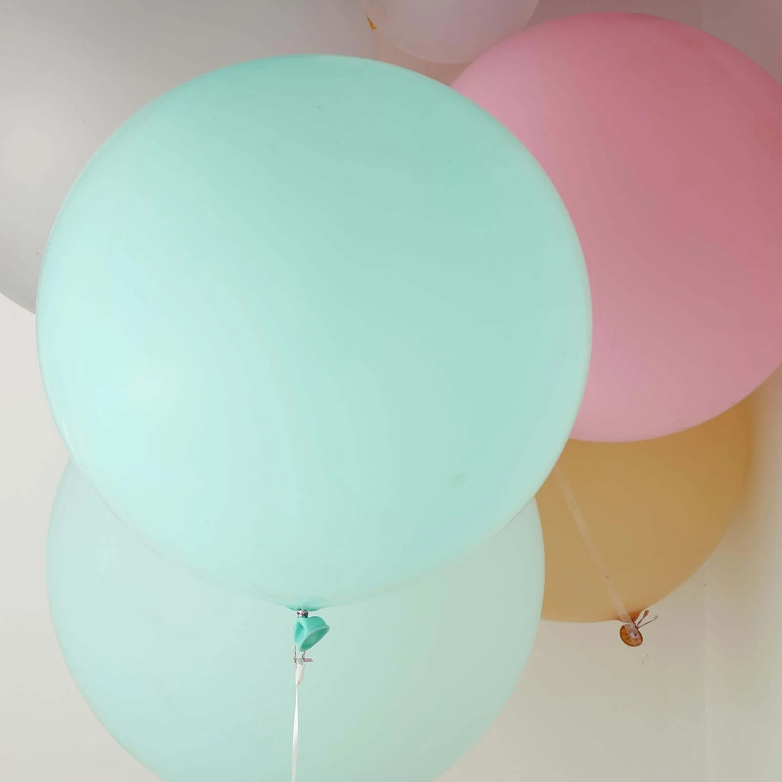 2 Pack Large Matte Pastel Seafoam Helium or Air Latex Balloons 32" - Image 13