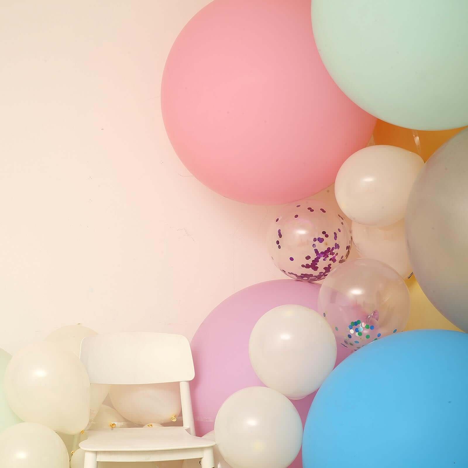 2 Pack Large Matte Pastel Seafoam Helium or Air Latex Balloons 32" - Image 8