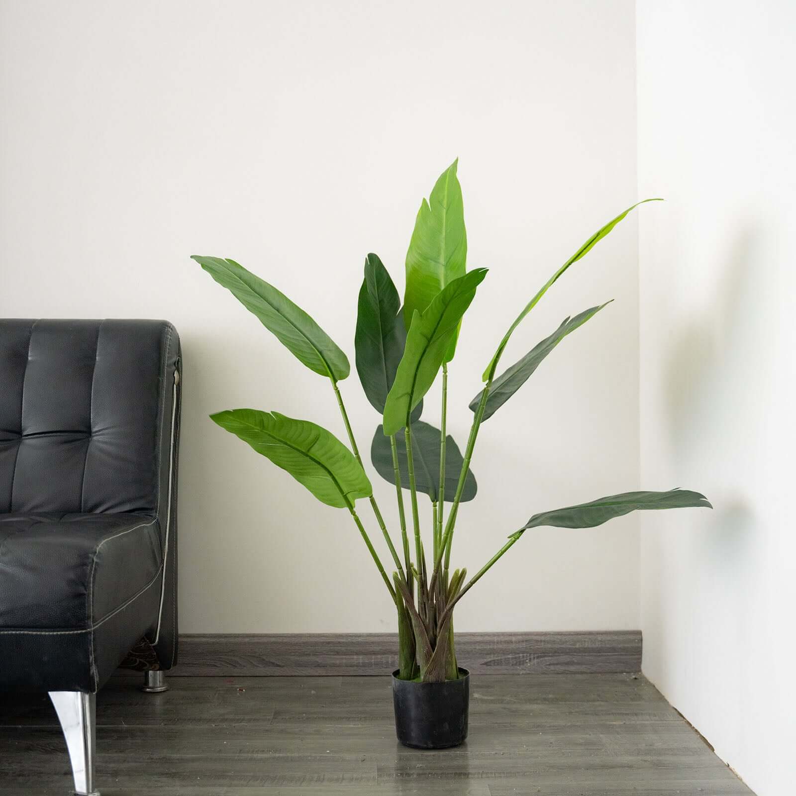 2 Pack Faux Potted Bird of Paradise Plant 3ft - Image 6