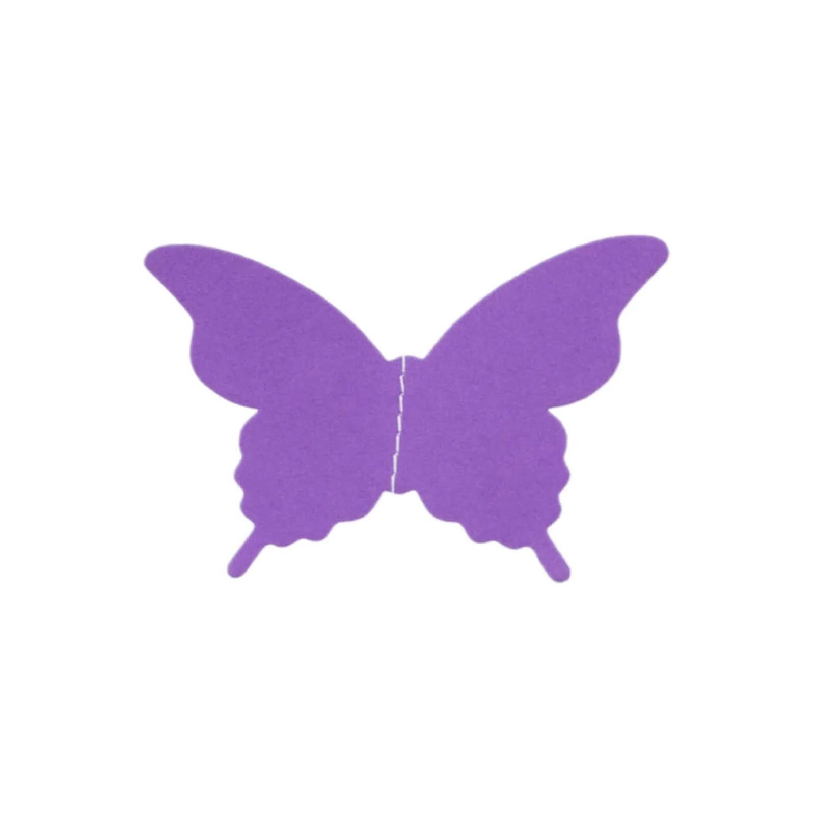 2 Pack Purple 3D Paper Butterfly String Banners, Hanging Garland Party Streamers 9ft - Image 8