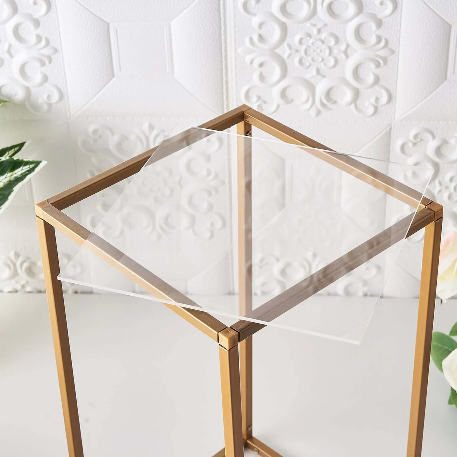 2-Pack Clear Acrylic Plexiglass Sheets 3mm Thick Top Plates 11" Square - Protective Film Coating - Image 2