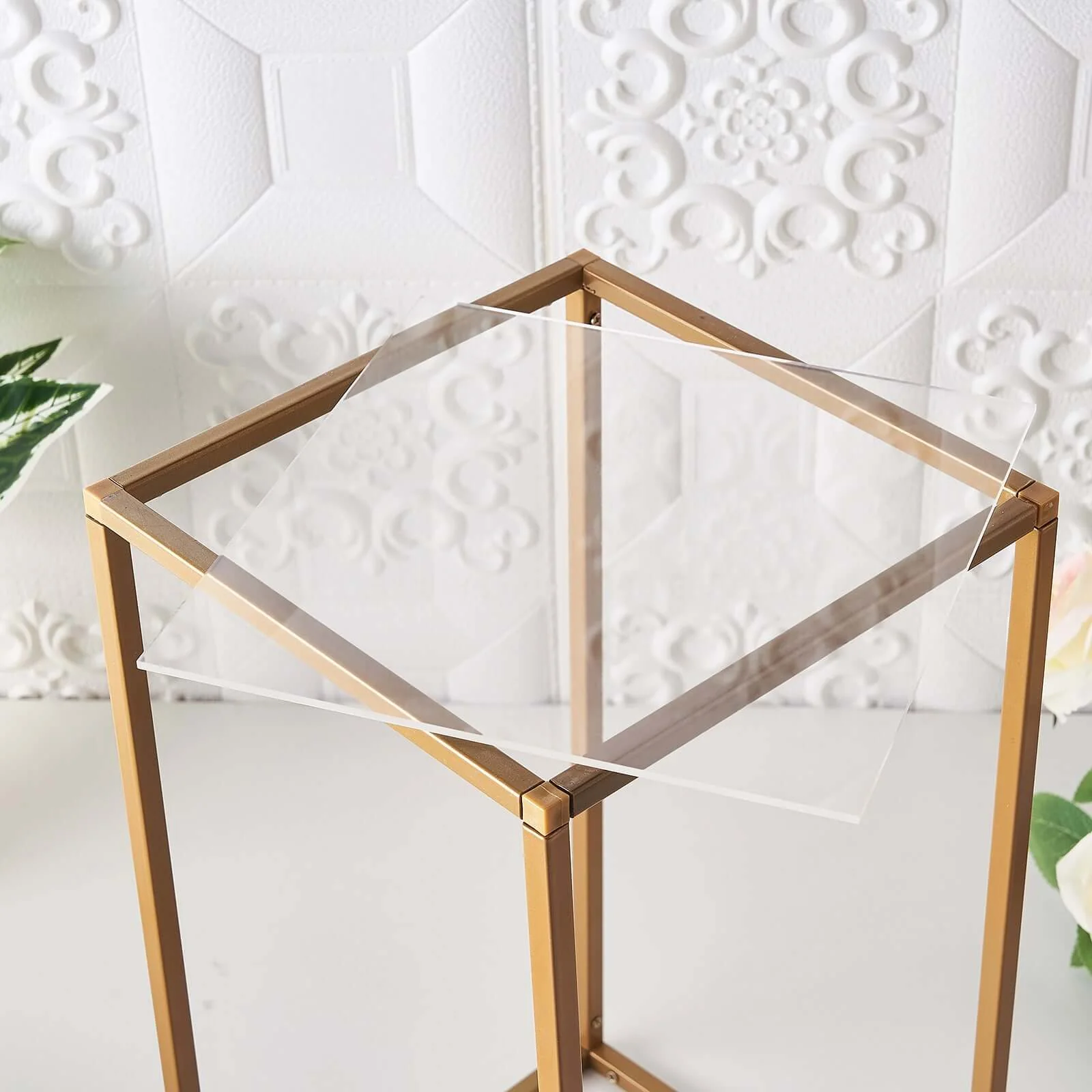 2-Pack Clear Acrylic Plexiglass Sheets 3mm Thick Top Plates 14" Square - Protective Film Coating - Image 2