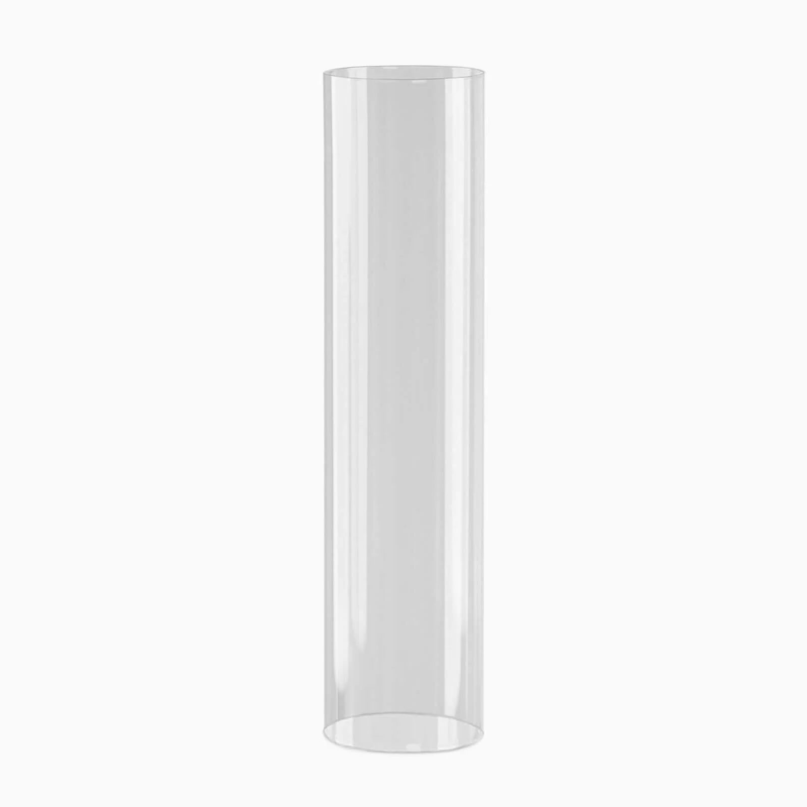 2-Pack Glass Candelabra Shades Open End Hurricane Design 20" Clear - Stylish Table Centerpiece for Weddings & Gatherings - Image 6